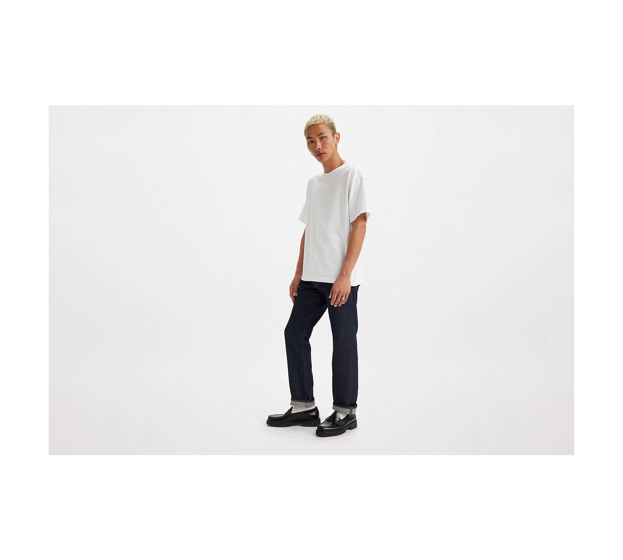 502™ Taper Fit Selvedge Men's Jeans - Dark Wash | Levi's® US