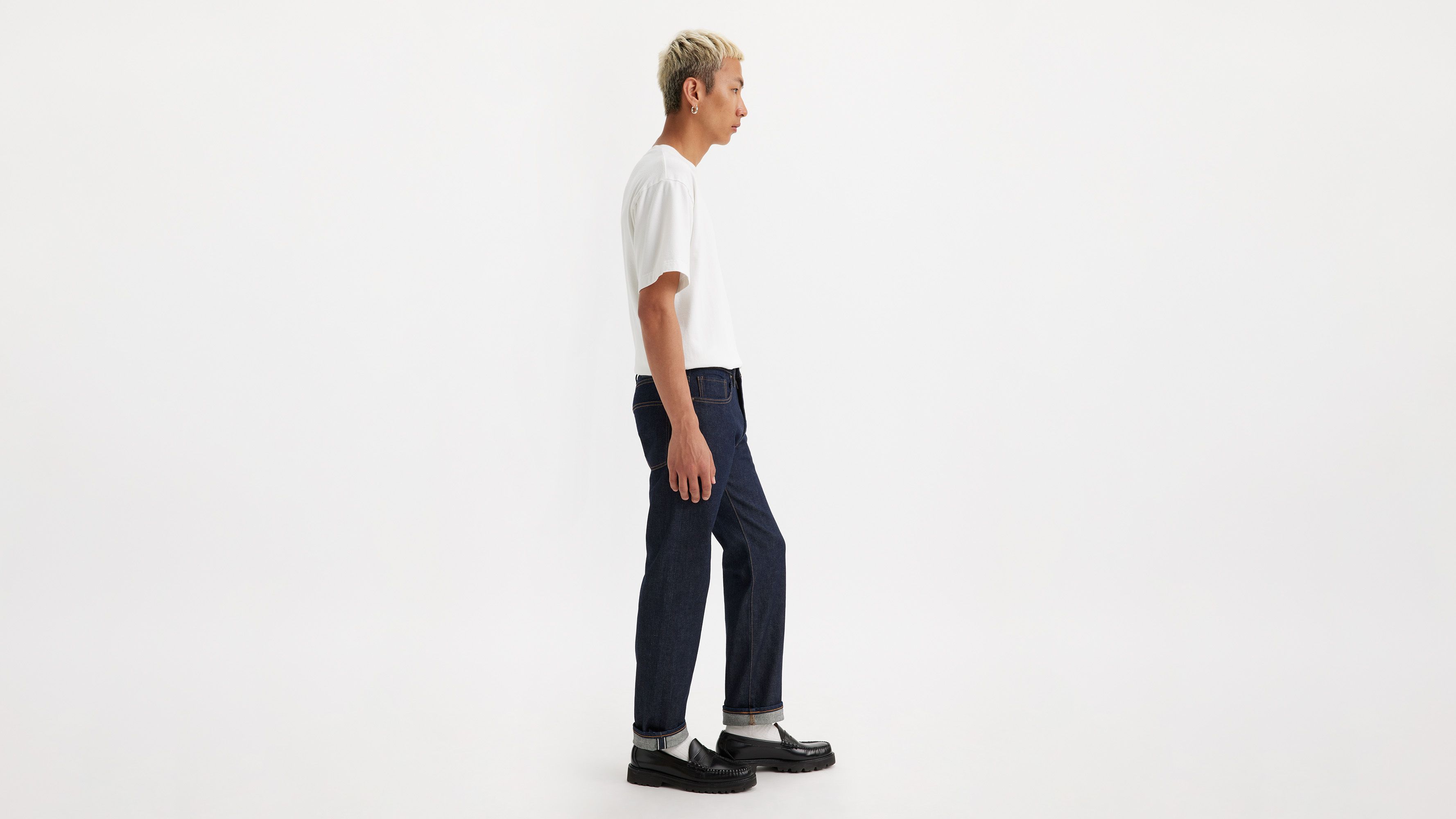 502™ Taper Fit Selvedge Men's Jeans - Dark Wash | Levi's® US