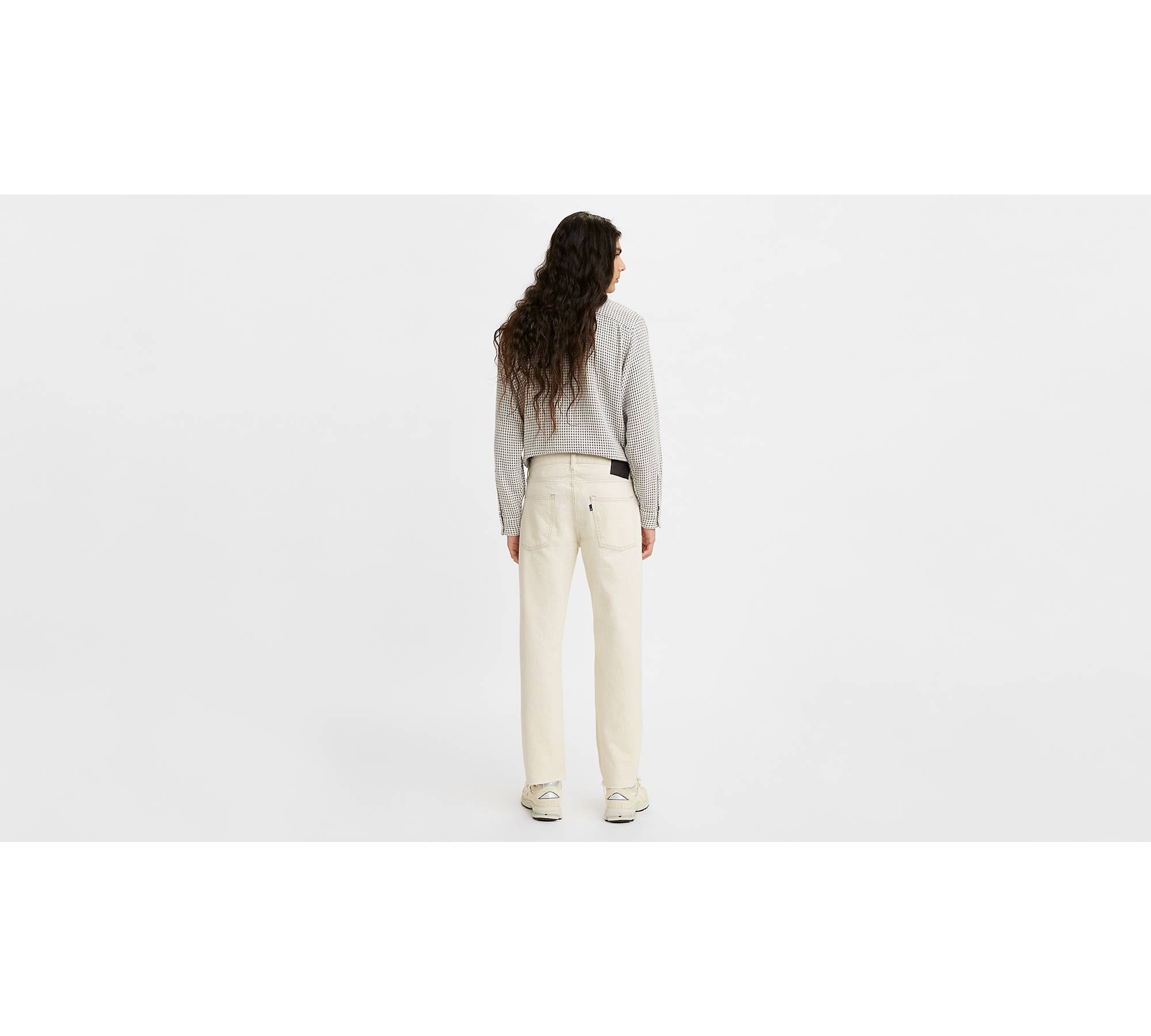 502™ Taper Fit Cropped Men's Jeans - White | Levi's® US
