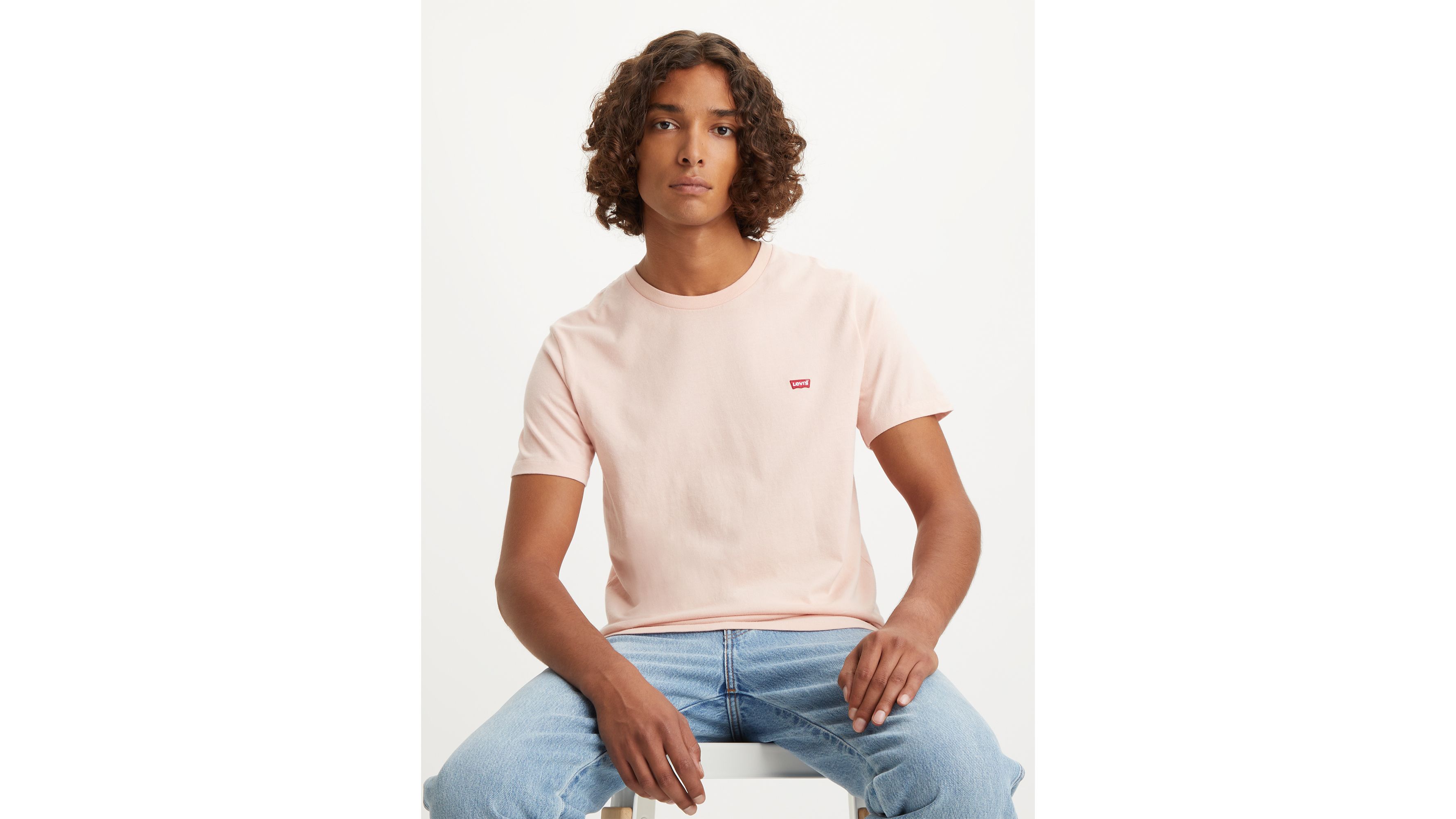 T shirt sales levis femme rose