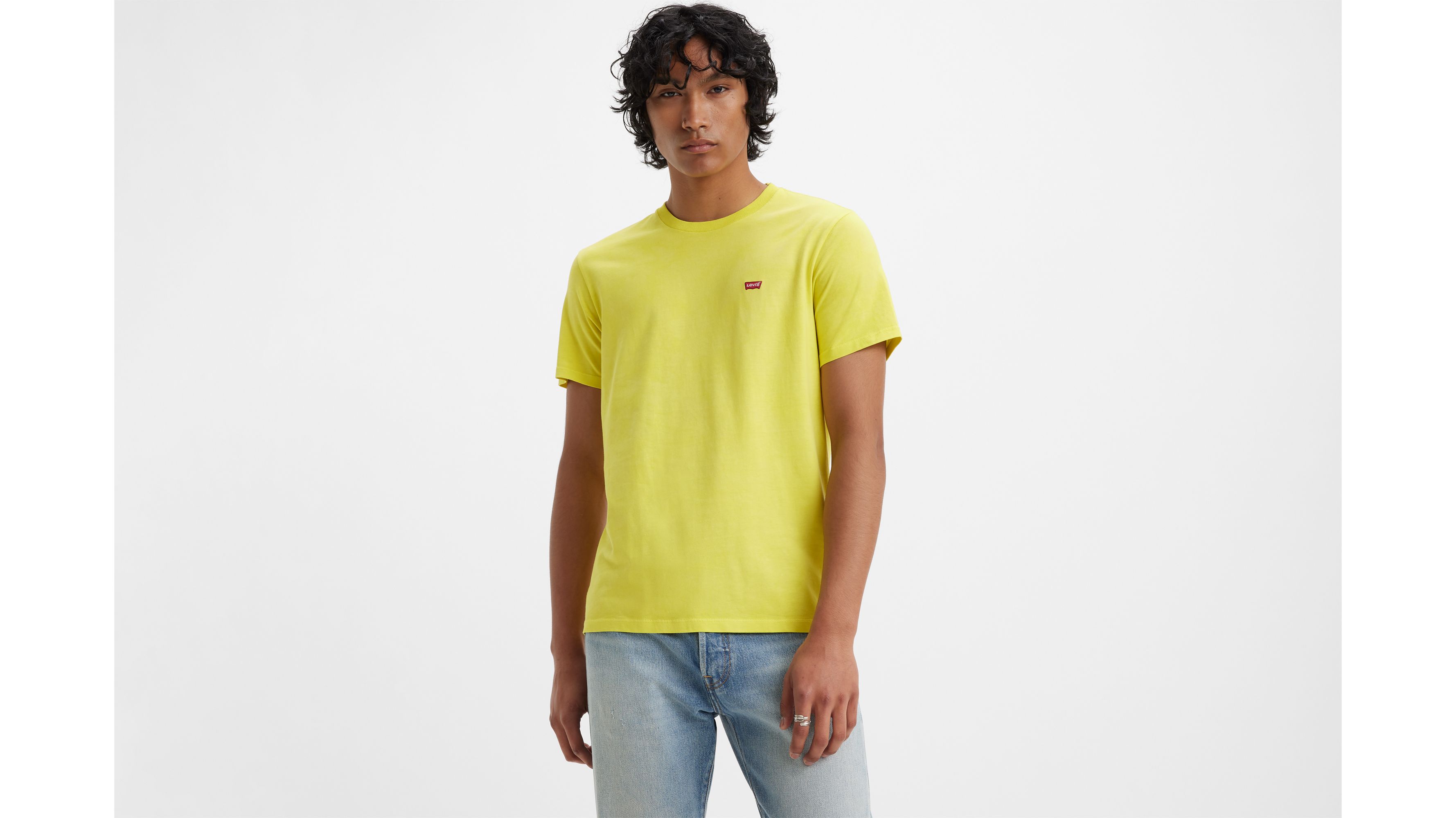 Levis mustard t clearance shirt