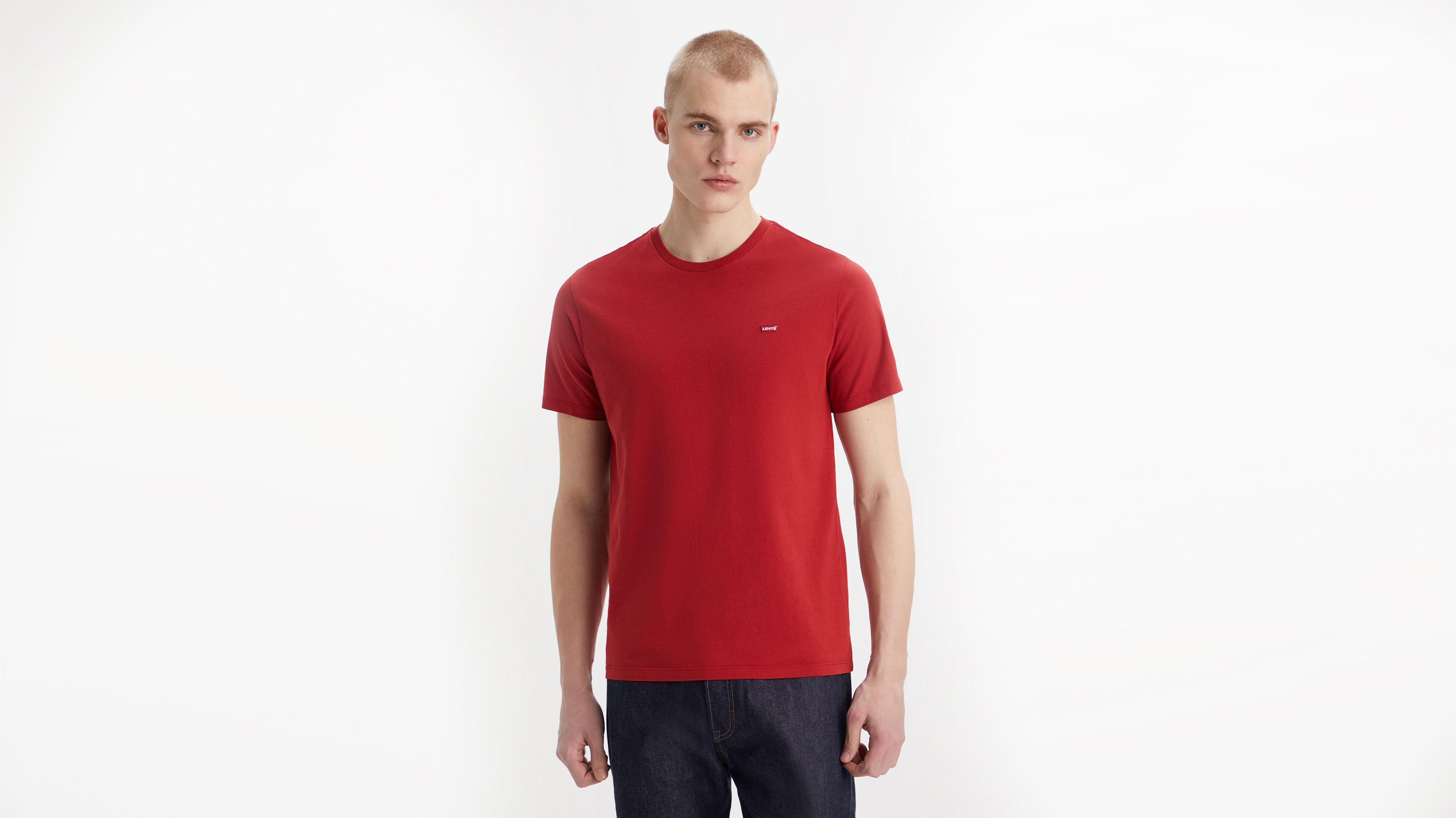 Camiseta levis cheap hombre roja