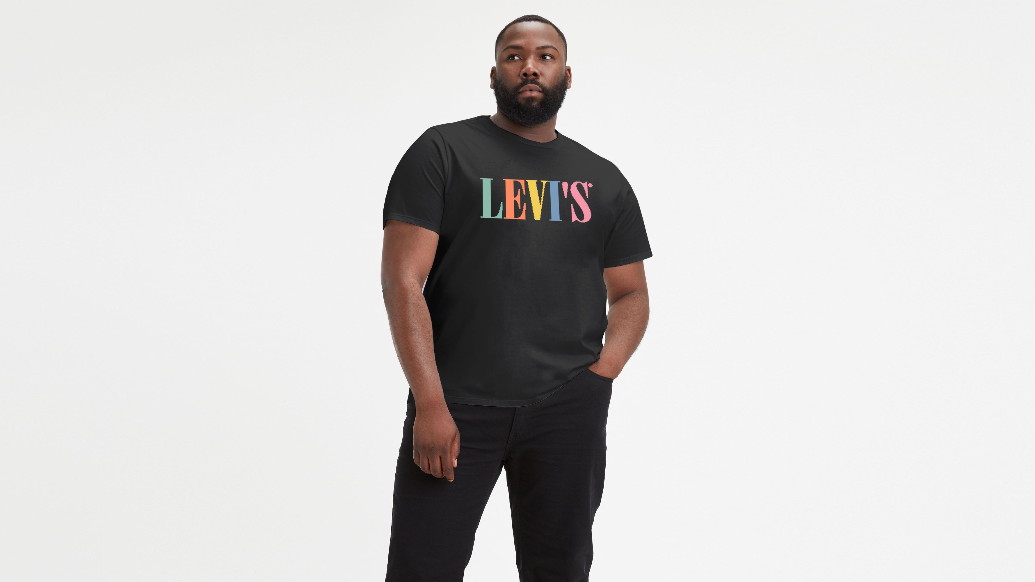 black levi jeans big and tall