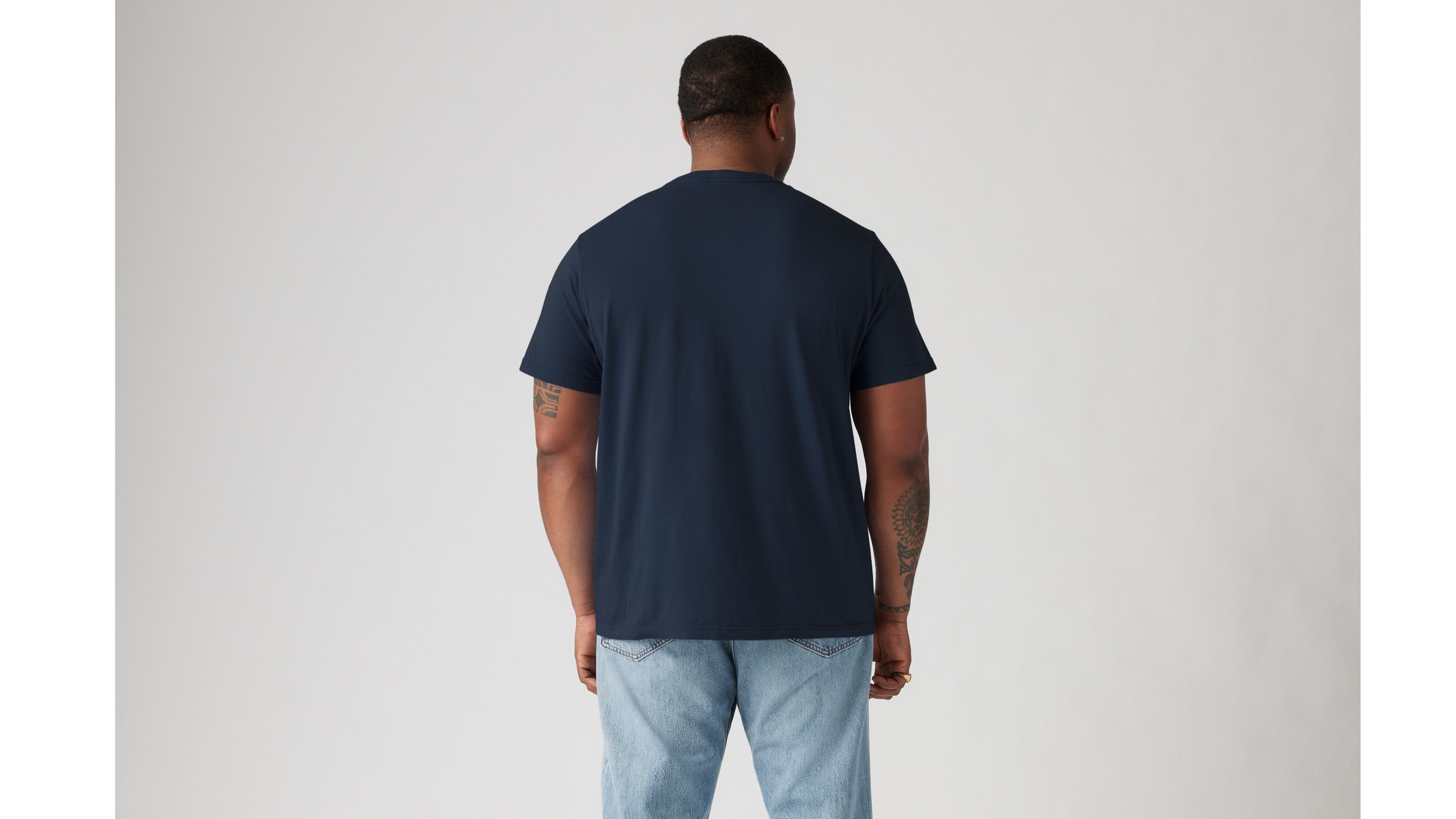 Tee-shirt blanc logo Levi's collection Big & Tall homme grande