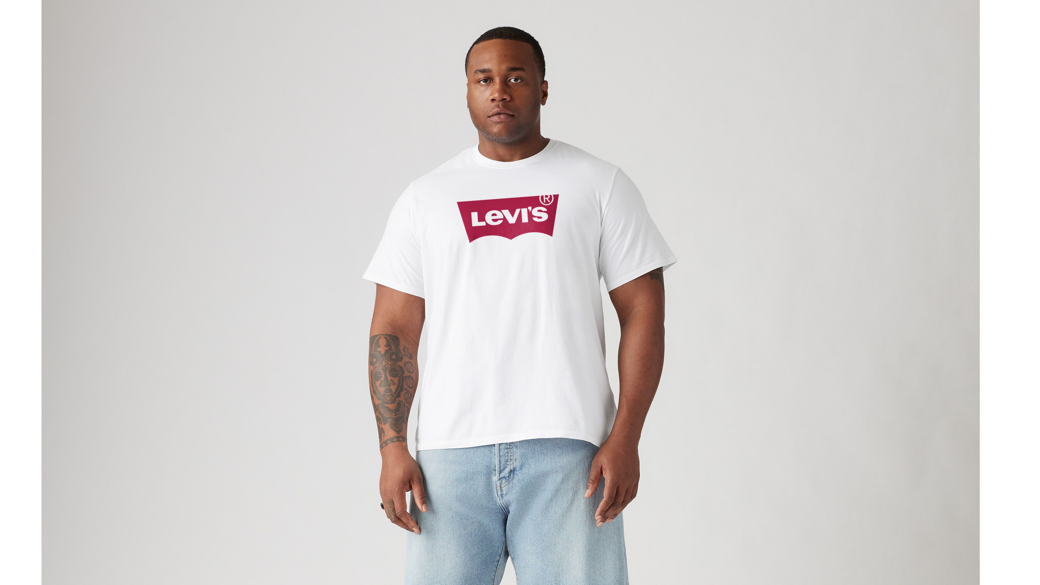 white levi's big and tall