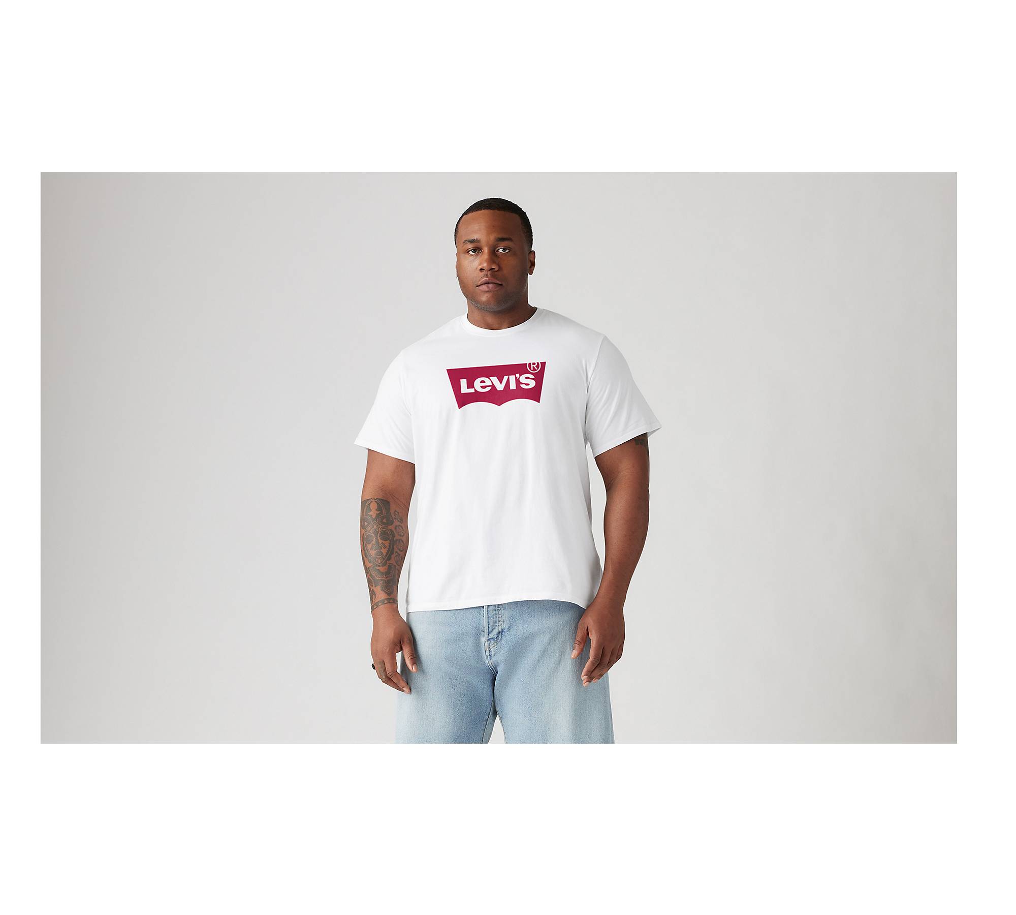 Levi's® Logo Graphic T-shirt (tall) - White | Levi's® US