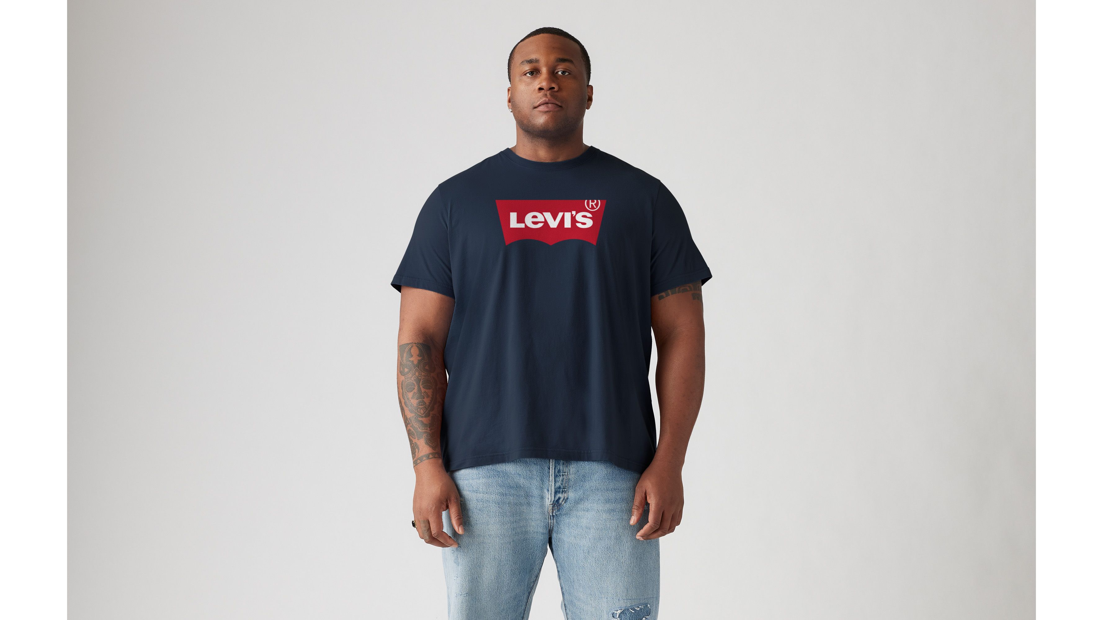 Levi's® Logo Graphic T-shirt (tall) - Blue | Levi's® US