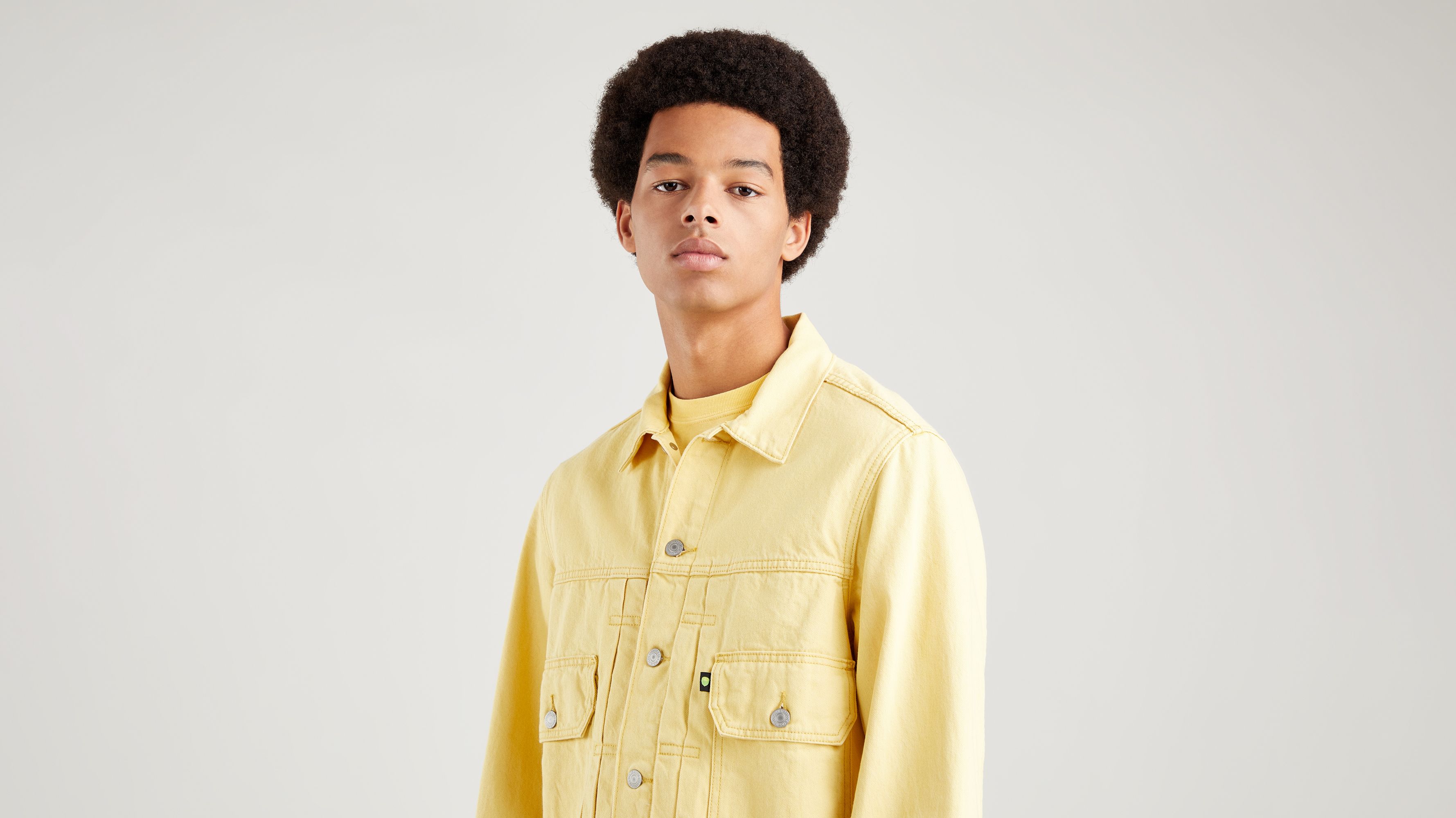 Contemporary Type Ii Trucker Jacket - Yellow | Levi's® LU