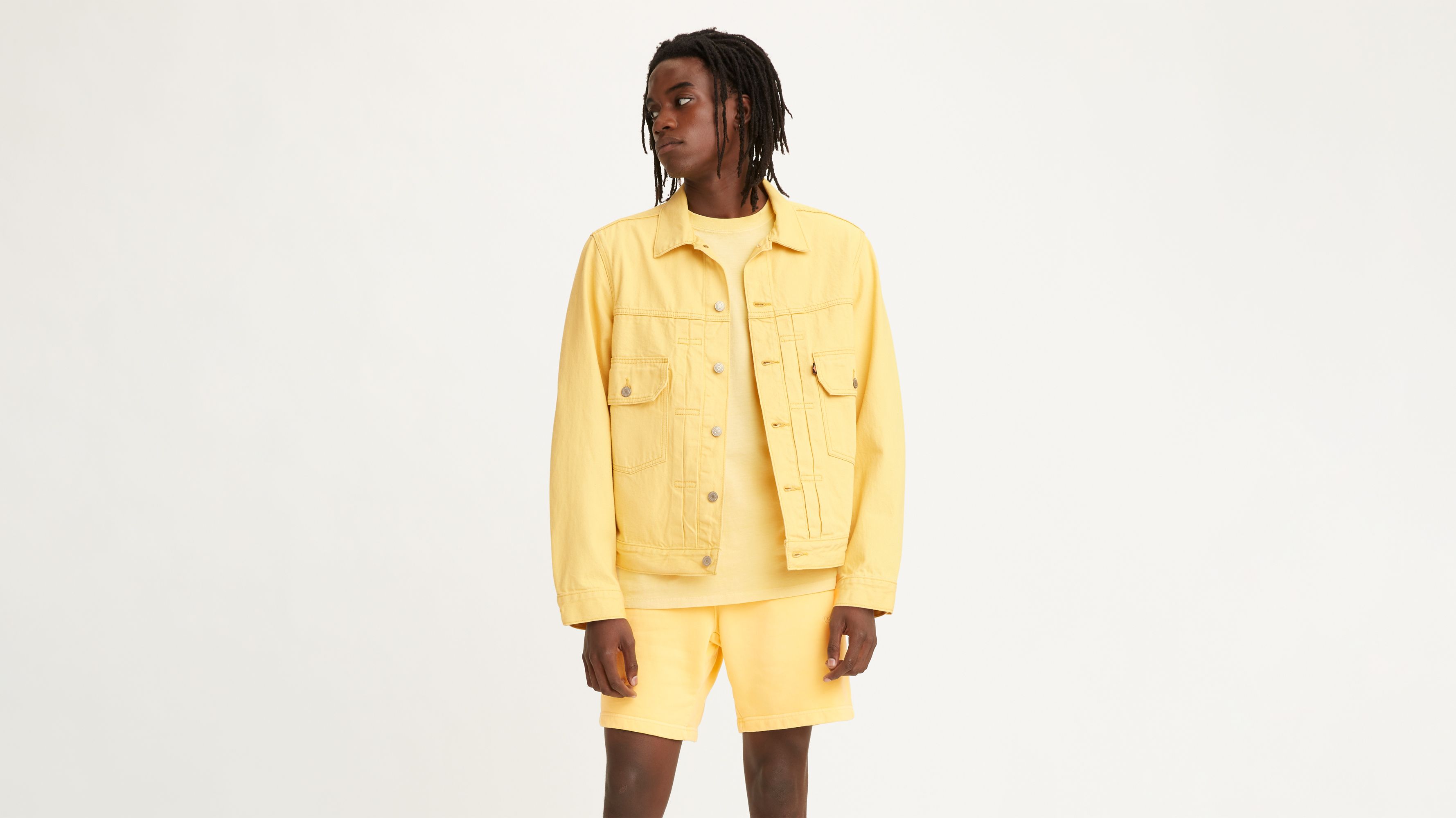 Yellow levi jacket sale