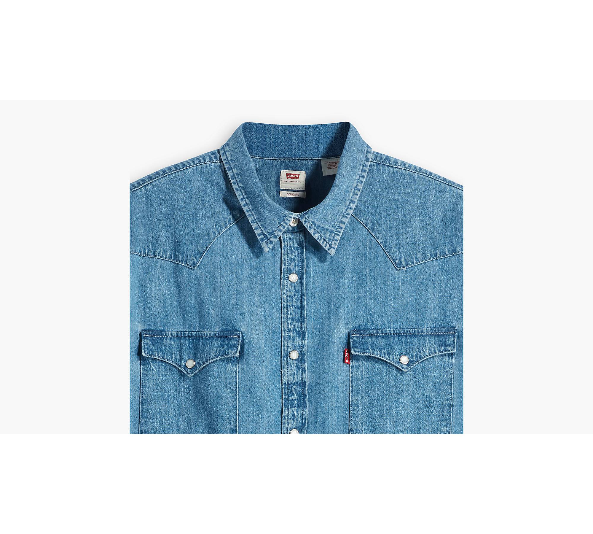 Classic Western Standard Fit Shirt (big) - Medium Wash | Levi's® US