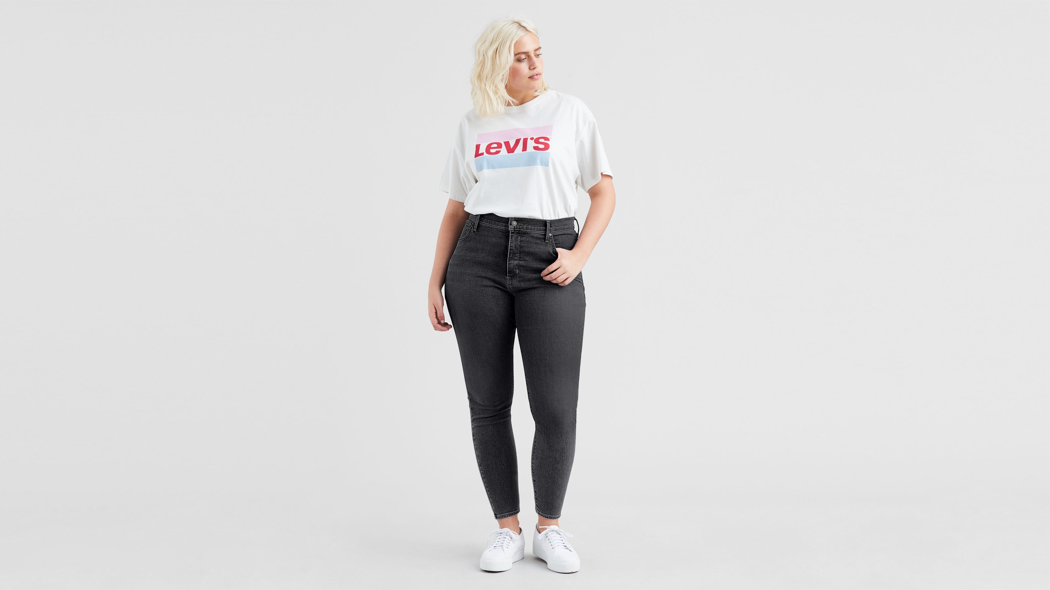 720 High Rise Super Skinny Women's Jeans (plus Size) - Black | Levi's® US
