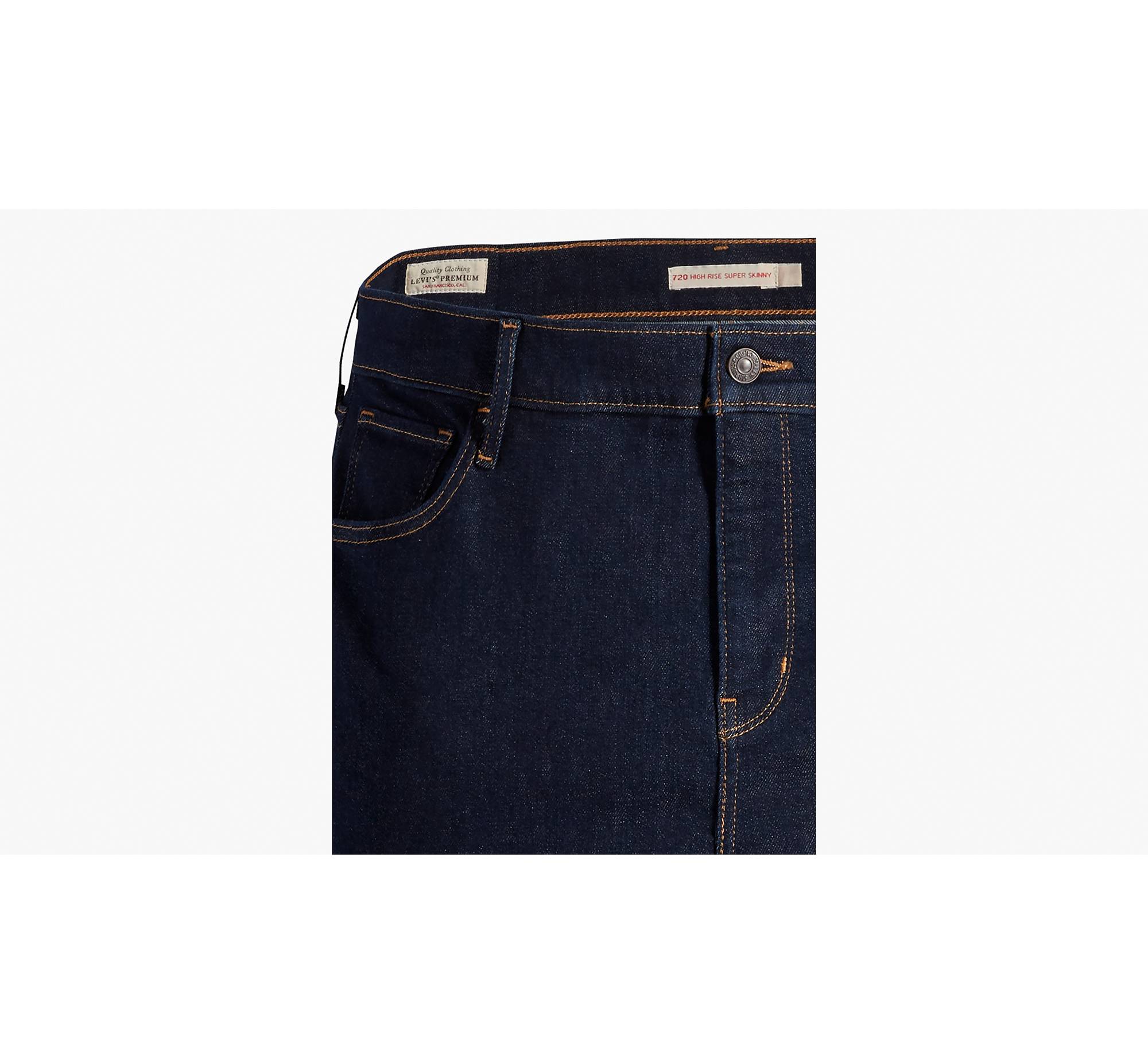 720™ High Rise Super Skinny Jeans (plus) - Blue | Levi's® SM