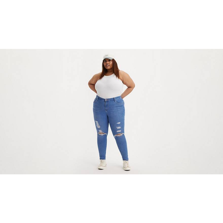 720 High Rise Super Skinny Women's Jeans (Plus Size) 1