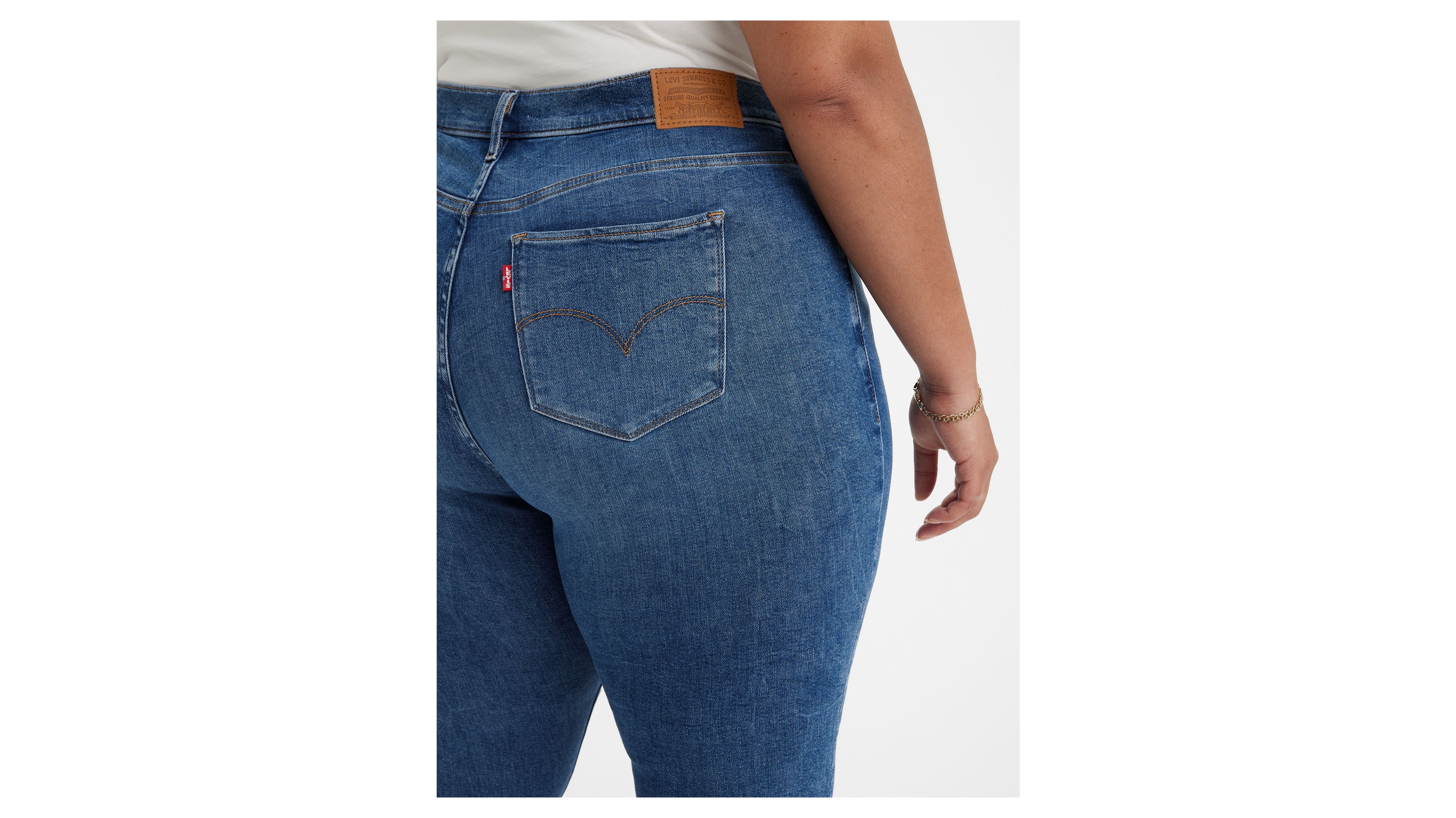 720™ High Rise Super Skinny Jeans (Plus Size) 4