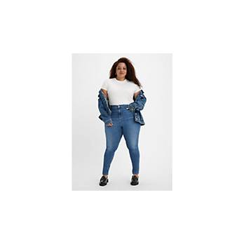 720™ Super Skinny jeans med hög midja (plusstorlek) 1