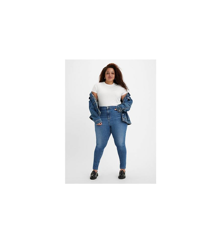 720™ High Rise Super Skinny Jeans (plus Size) - Blue | Levi's® GB