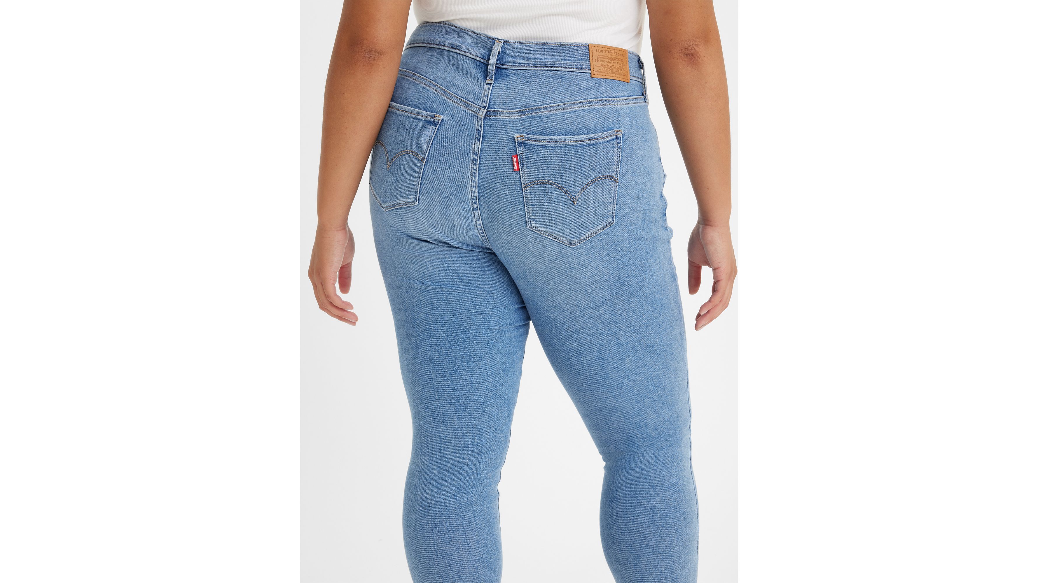 Jeans 720 Super Skinny A Vita Alta plus Blu Levi s IT