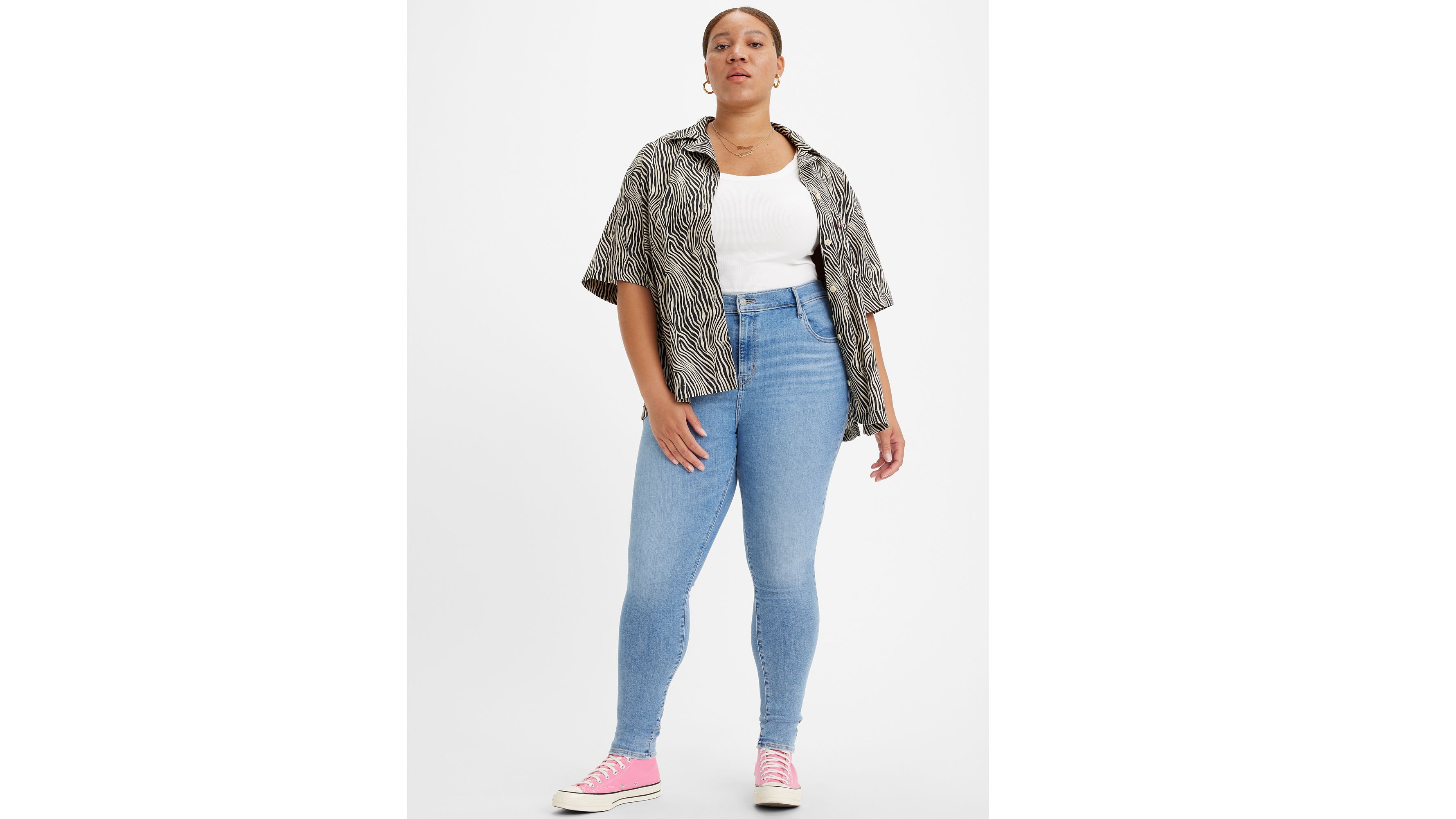720™ High Rise Super Skinny Jeans (Plus Size) 1