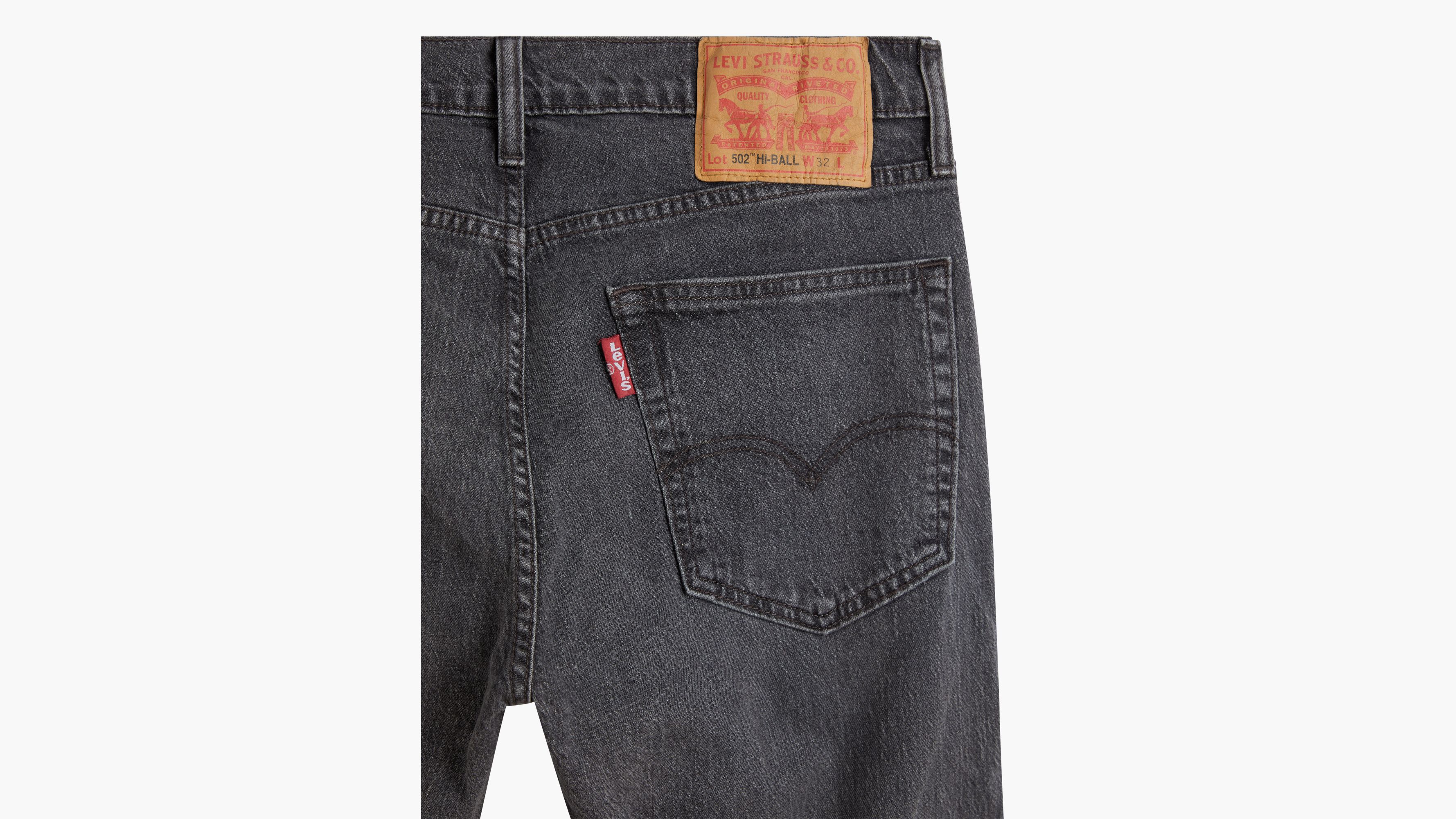 502™ Tapered Hi-ball Jeans - Black | Levi's® NO