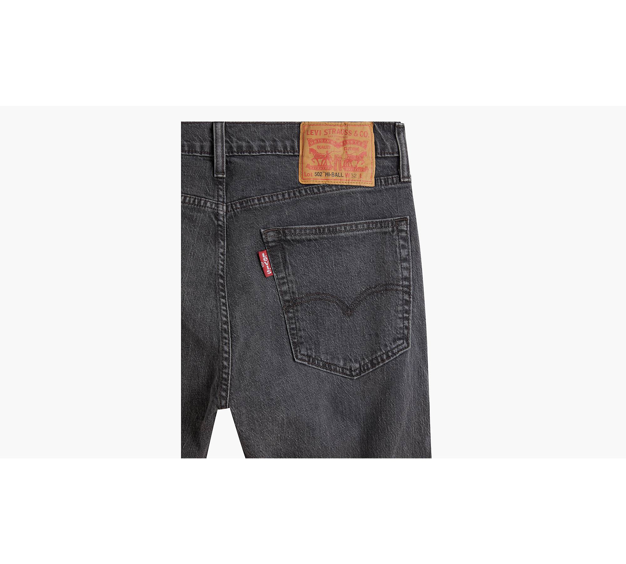 502™ Tapered Hi-ball Jeans - Black | Levi's® GB