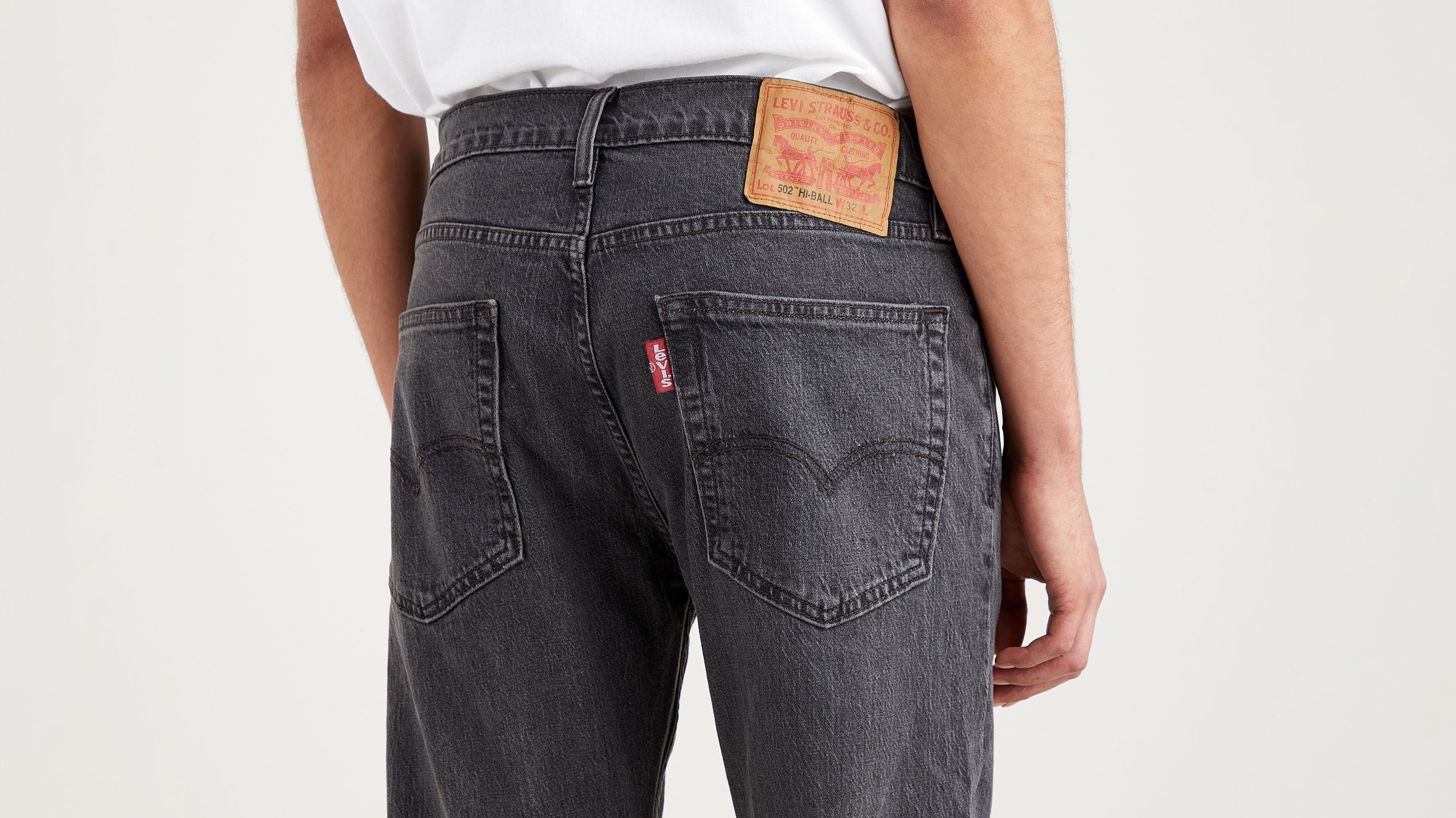 502™ Tapered Hi-ball Jeans - Black | Levi's® NO