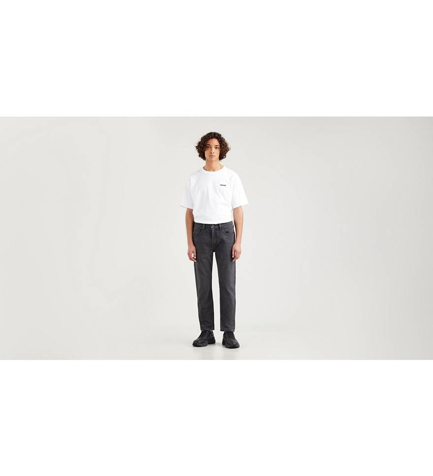 502™ Tapered Hi-ball Jeans - Black | Levi's® LT