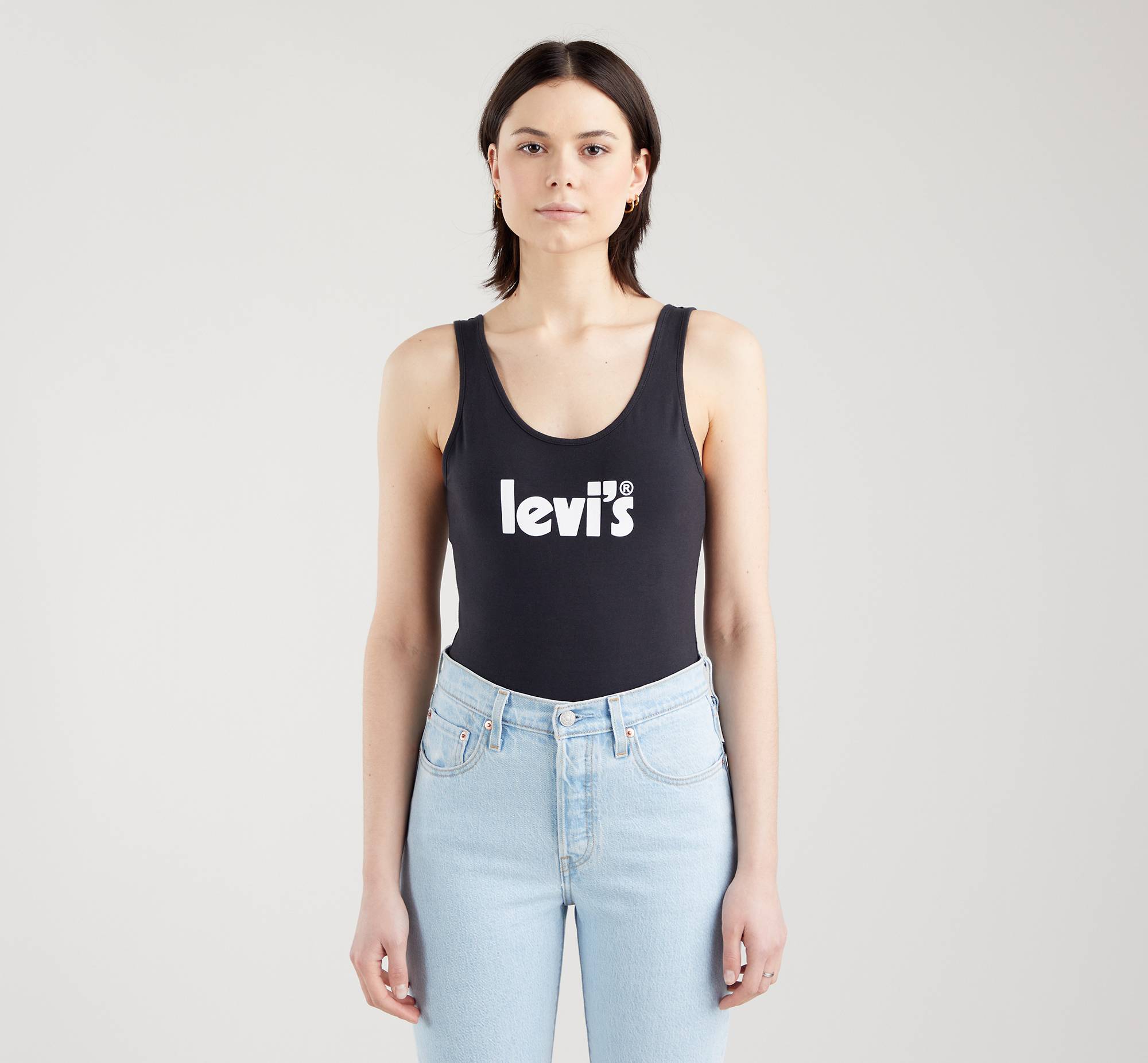 fritid seksuel Tåler Graphic Bodysuit - Black | Levi's® CZ