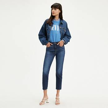 724 High Rise Slim Straight Crop Women's Jeans 4