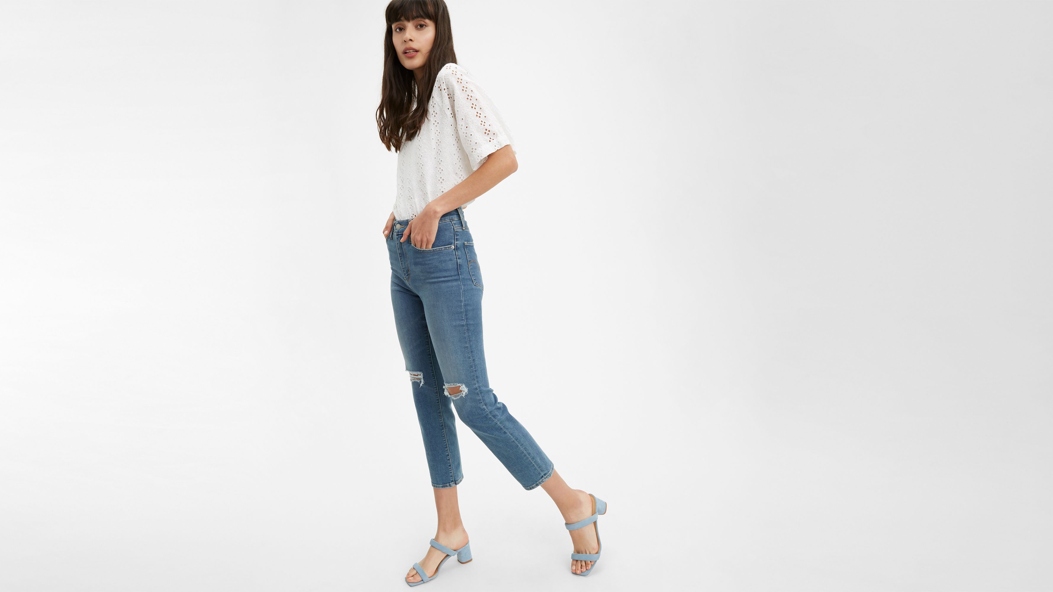 levi's premium 724 high rise straight