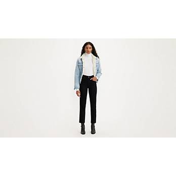 Skinny Fit Stretch Cropped Jeans