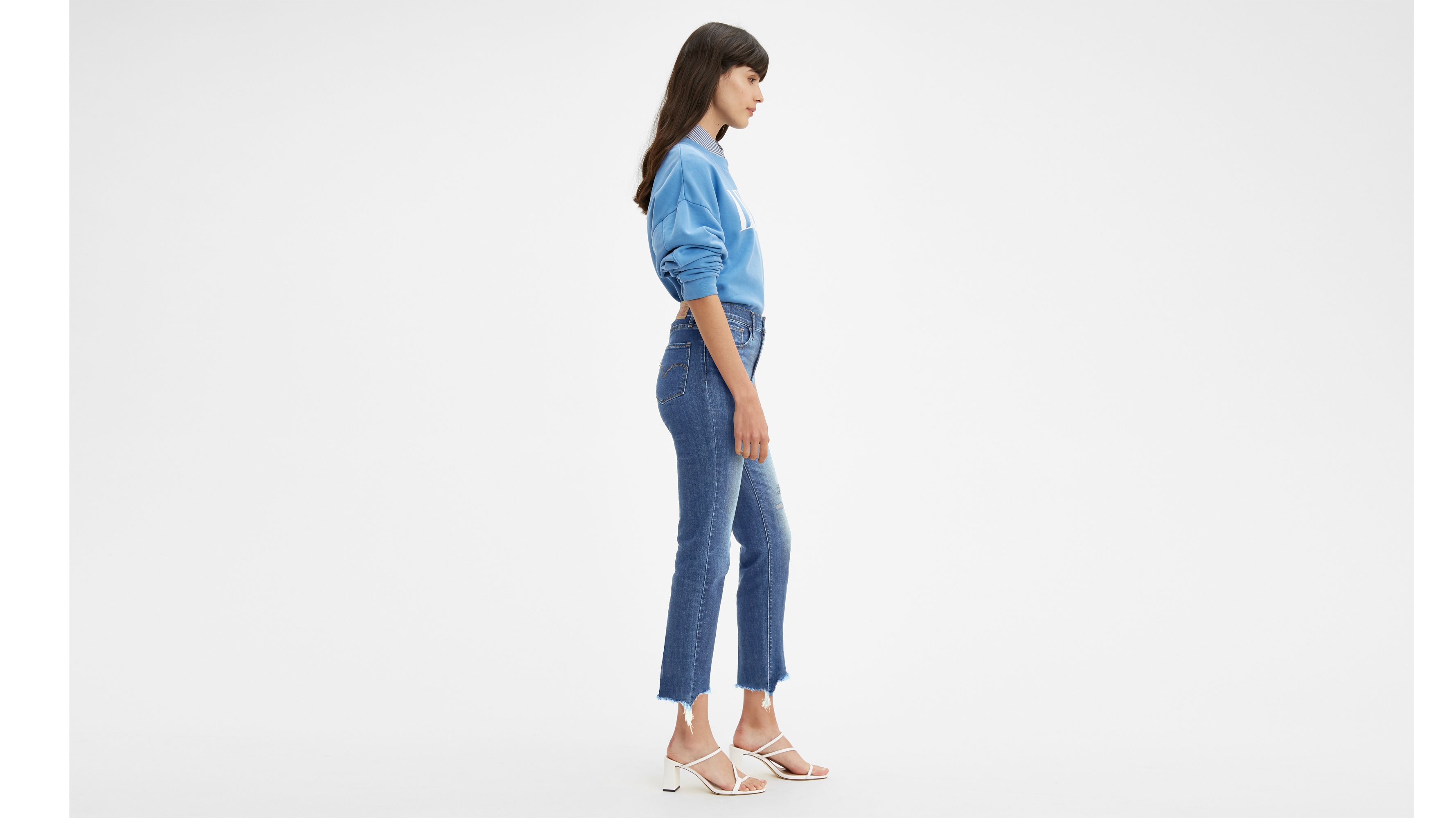 Buy Levi's 724 High Rise Straight Crop | UP TO 59% OFF