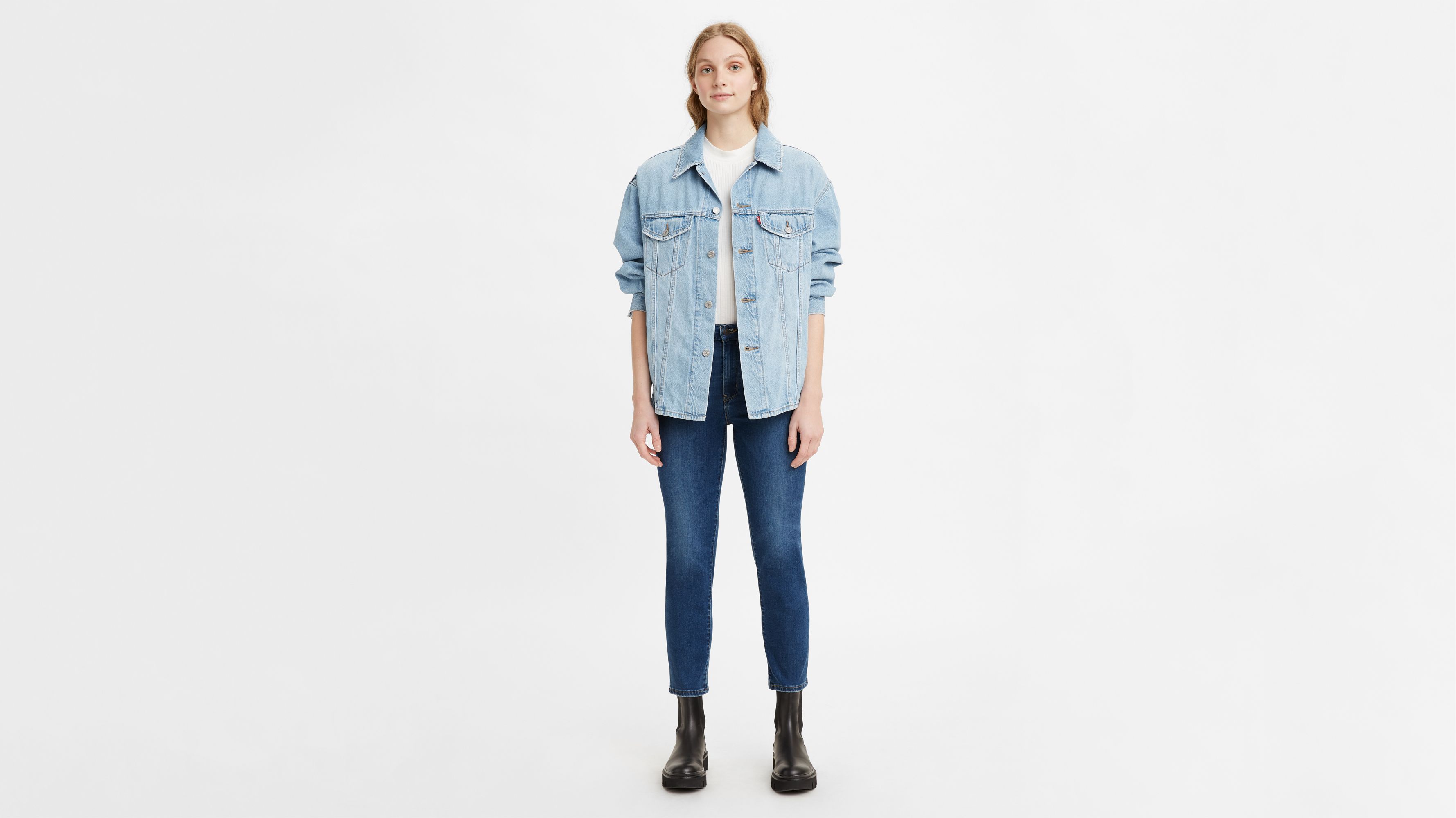 724 High Rise Slim Straight Crop Women's Jeans 2