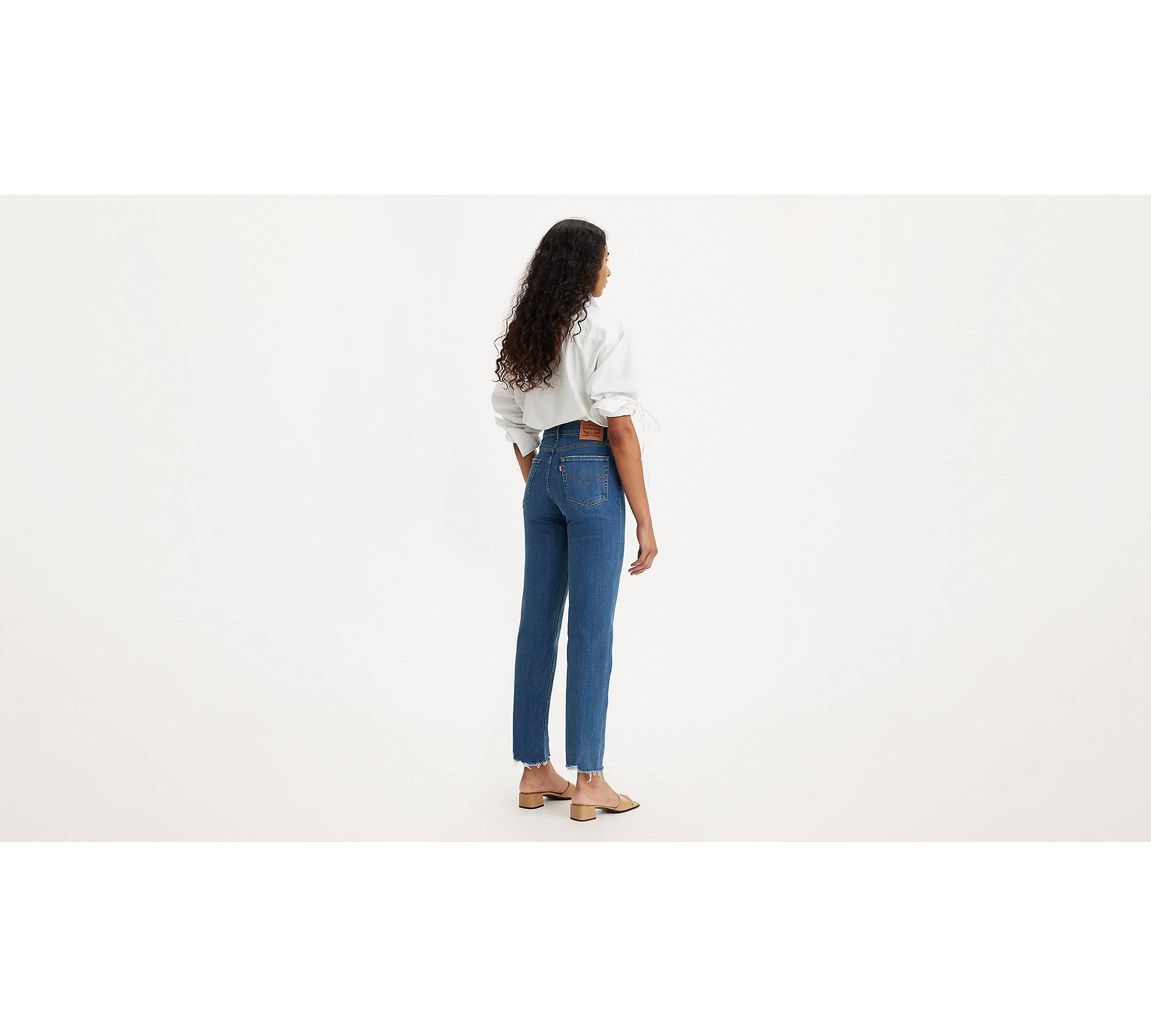 724 High Slim Straight Cropped Women's Jeans - Dark Wash | Levi's® US