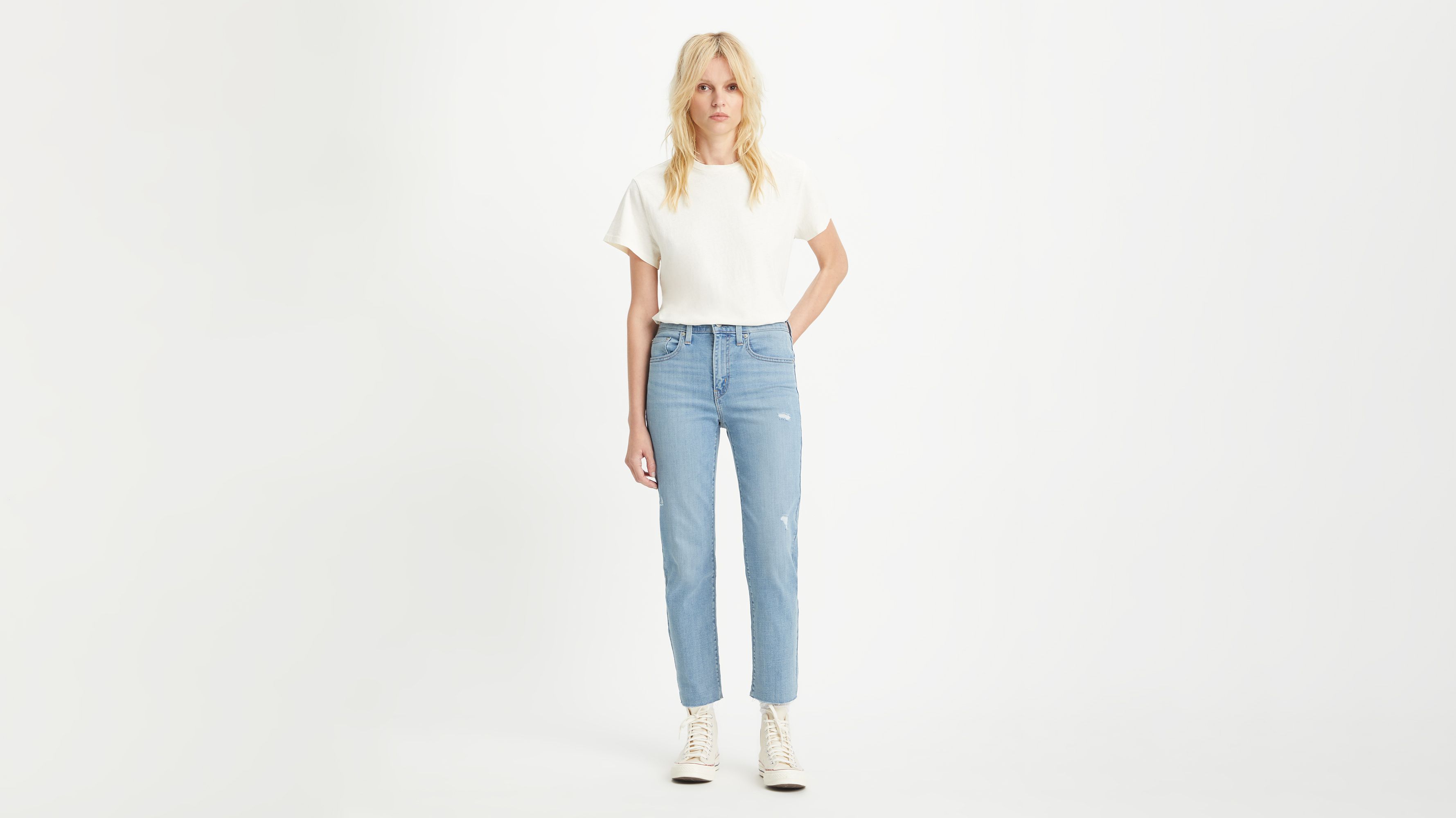 Levi's, Jeans, Levi 724 High Rise Straight Crop Jeans