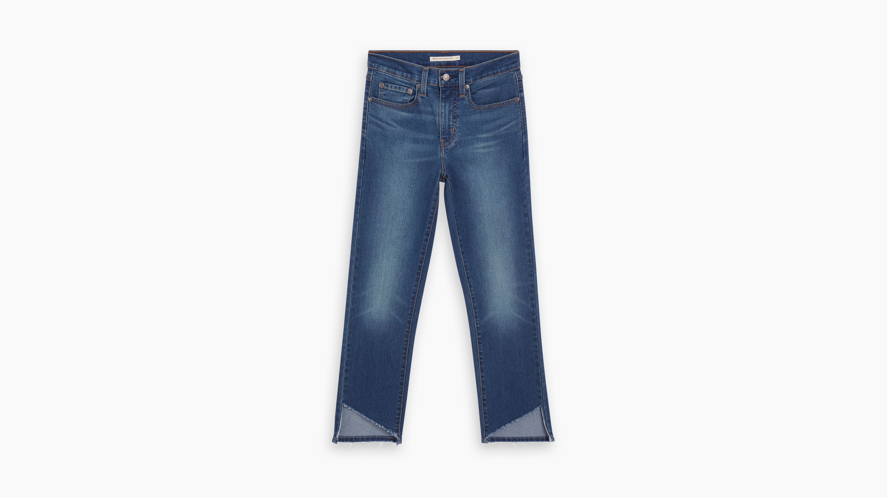 724™ High Rise Straight Crop Jeans - Blue