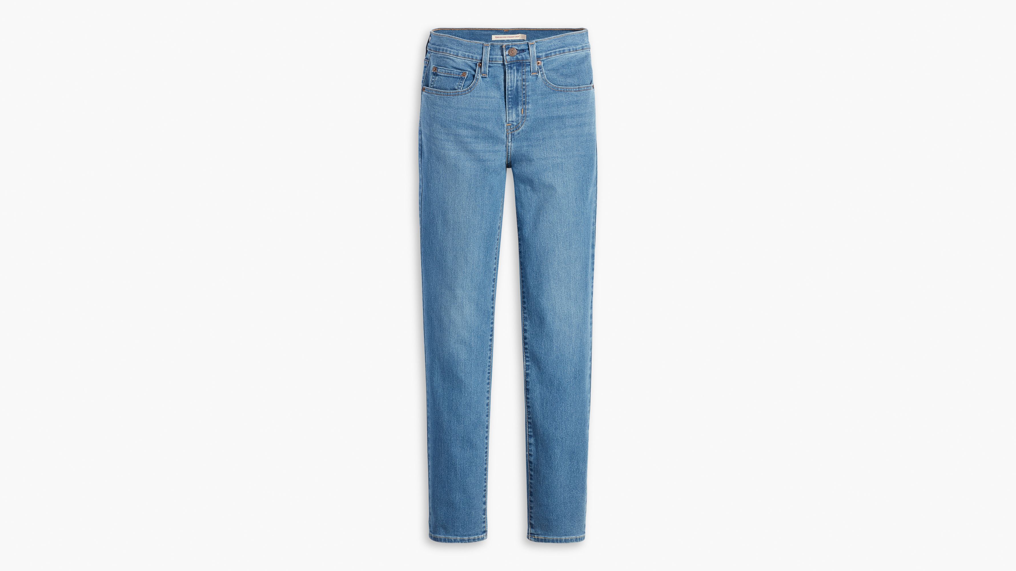 Levi's 724 straight store crop jeans