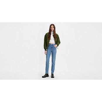 Straight-fit cropped jeans