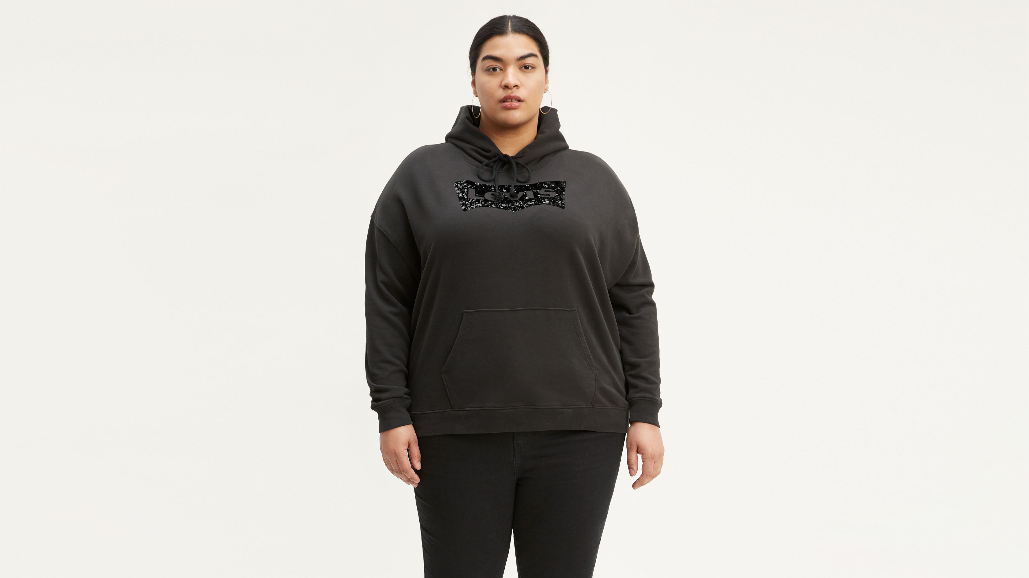 plus size levi hoodie