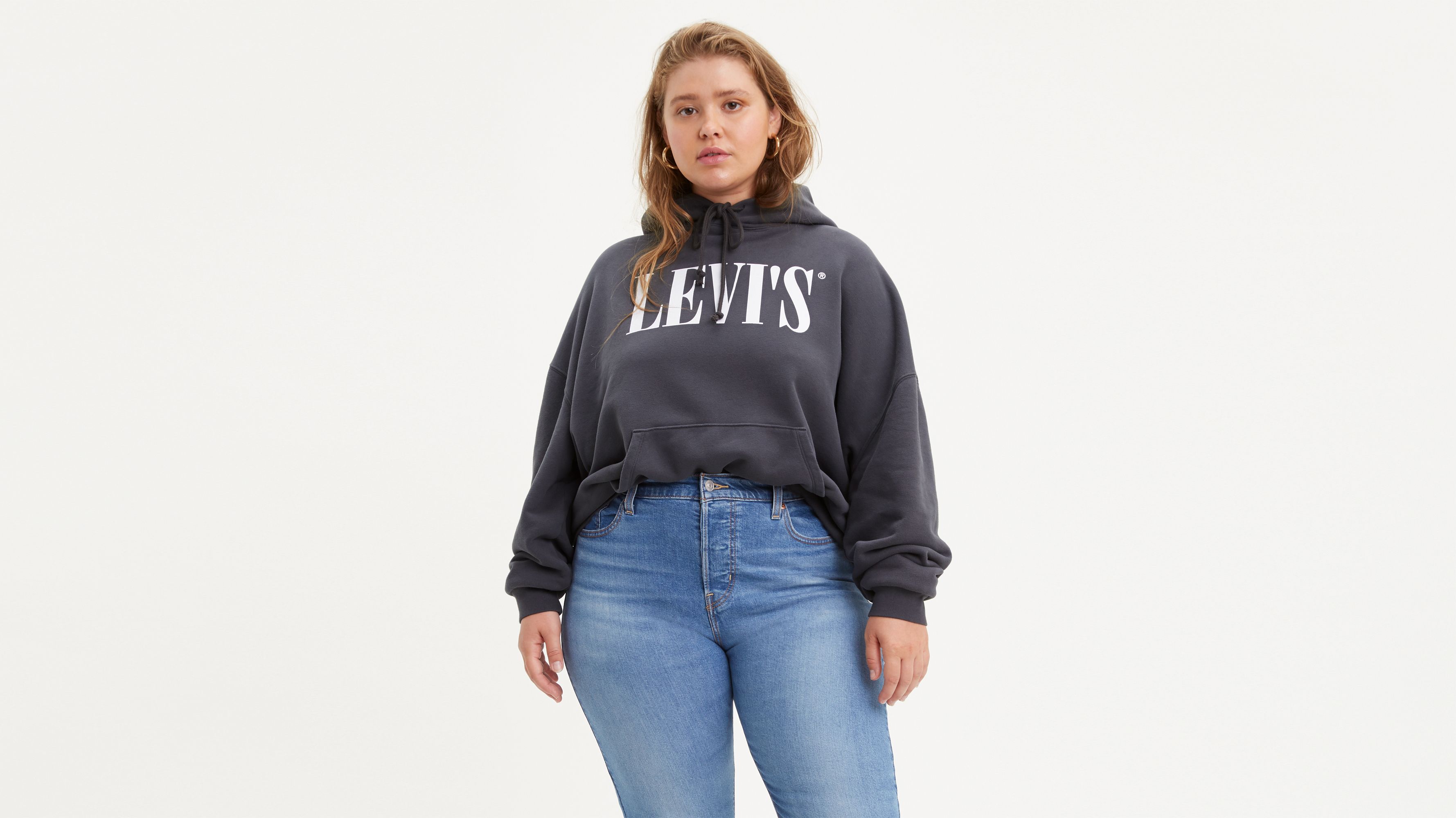 plus size levi hoodie