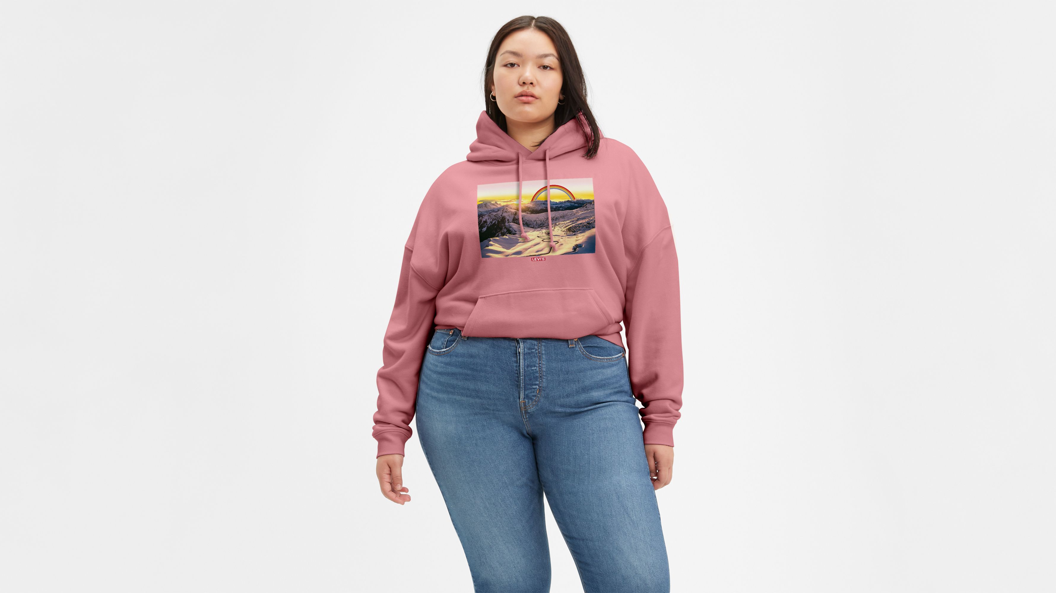 plus size levi hoodie