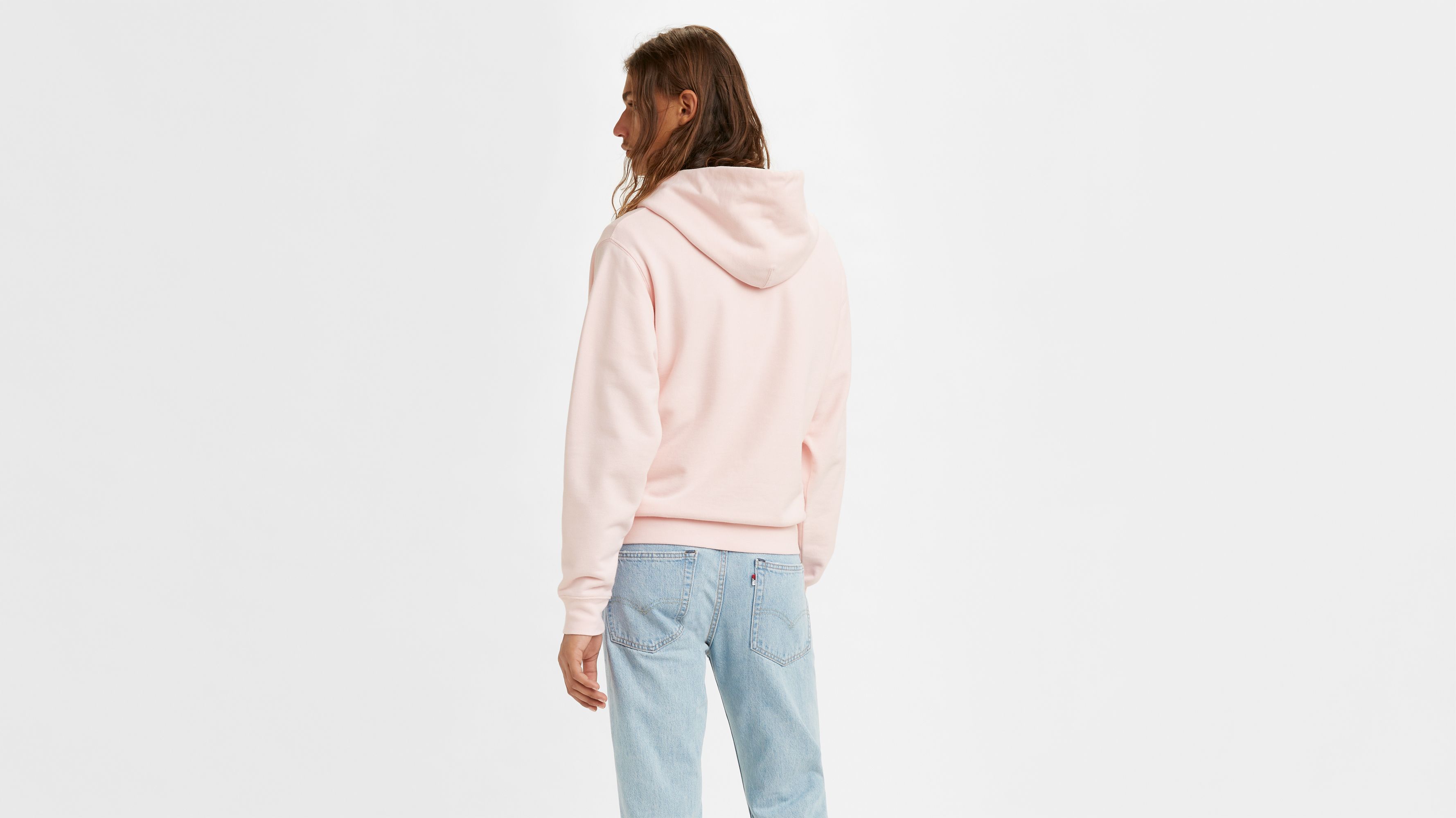 levi pink hoodie