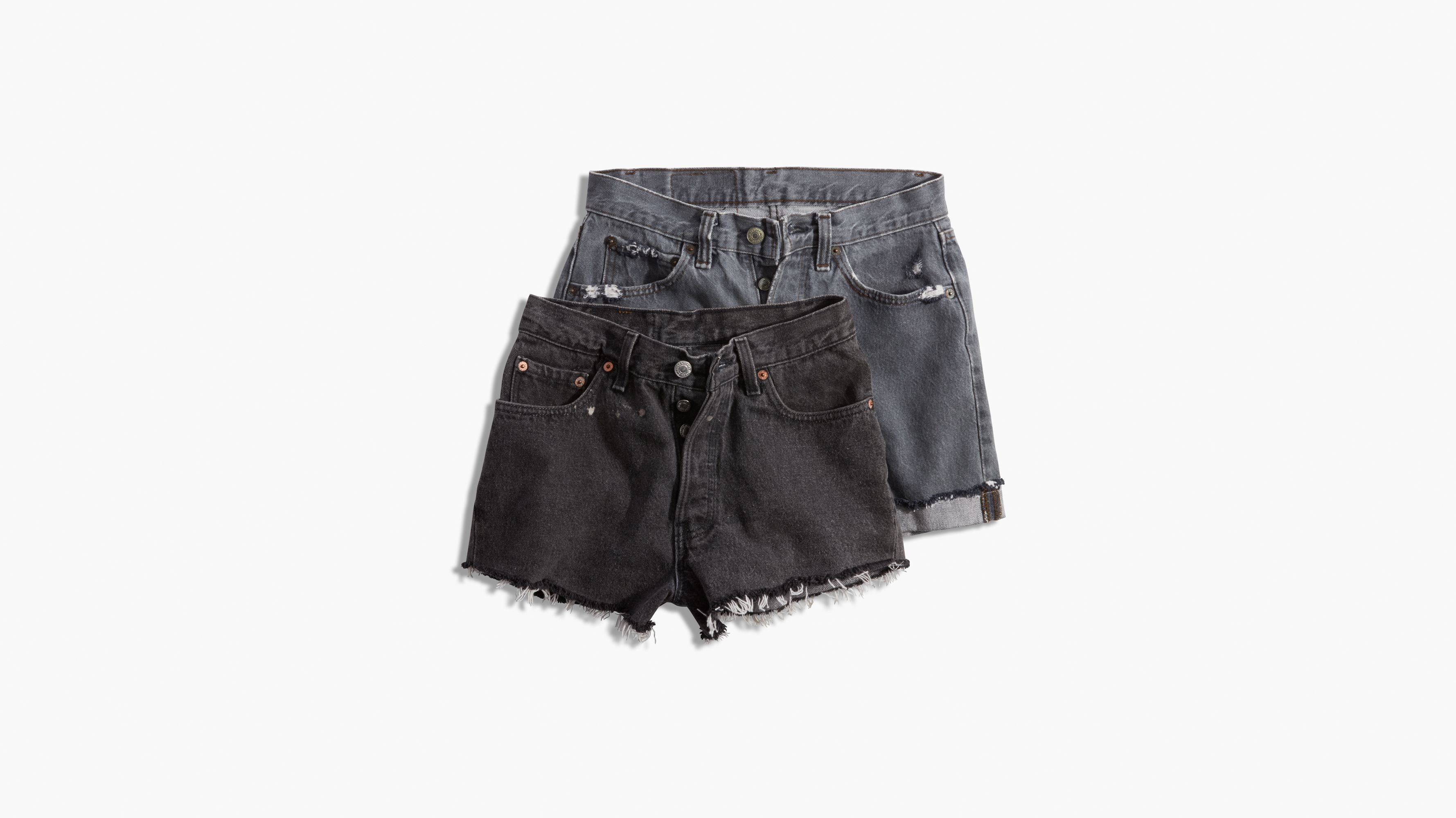 black levi 501 shorts womens