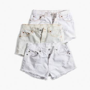 Levi's® Authorized Vintage 501® Women's Shorts - White Levi's® Authorized Vintage 501® Women's Shorts - White