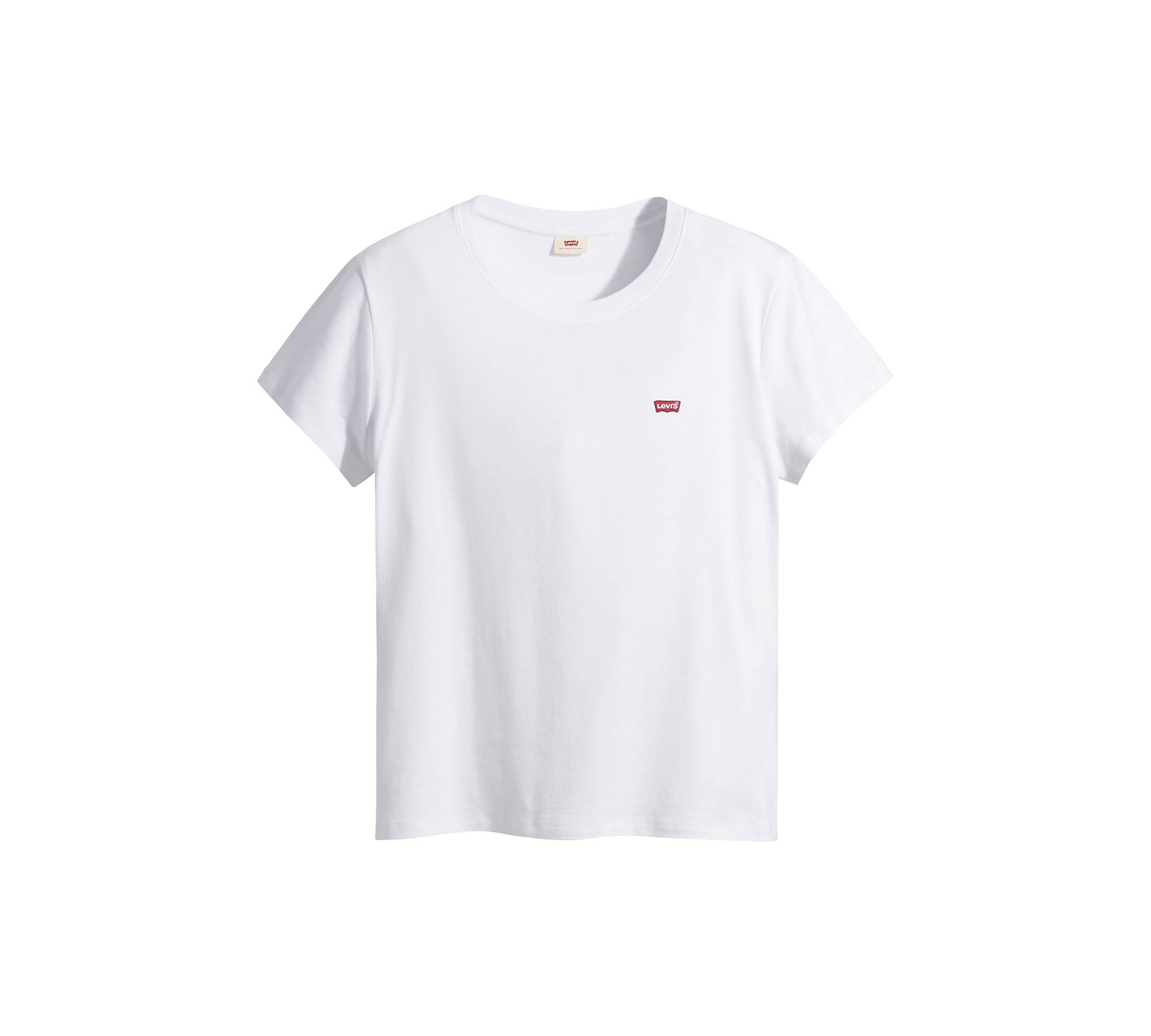 Short Sleeve Rib Baby T-shirt (plus Size) - White | Levi's® US
