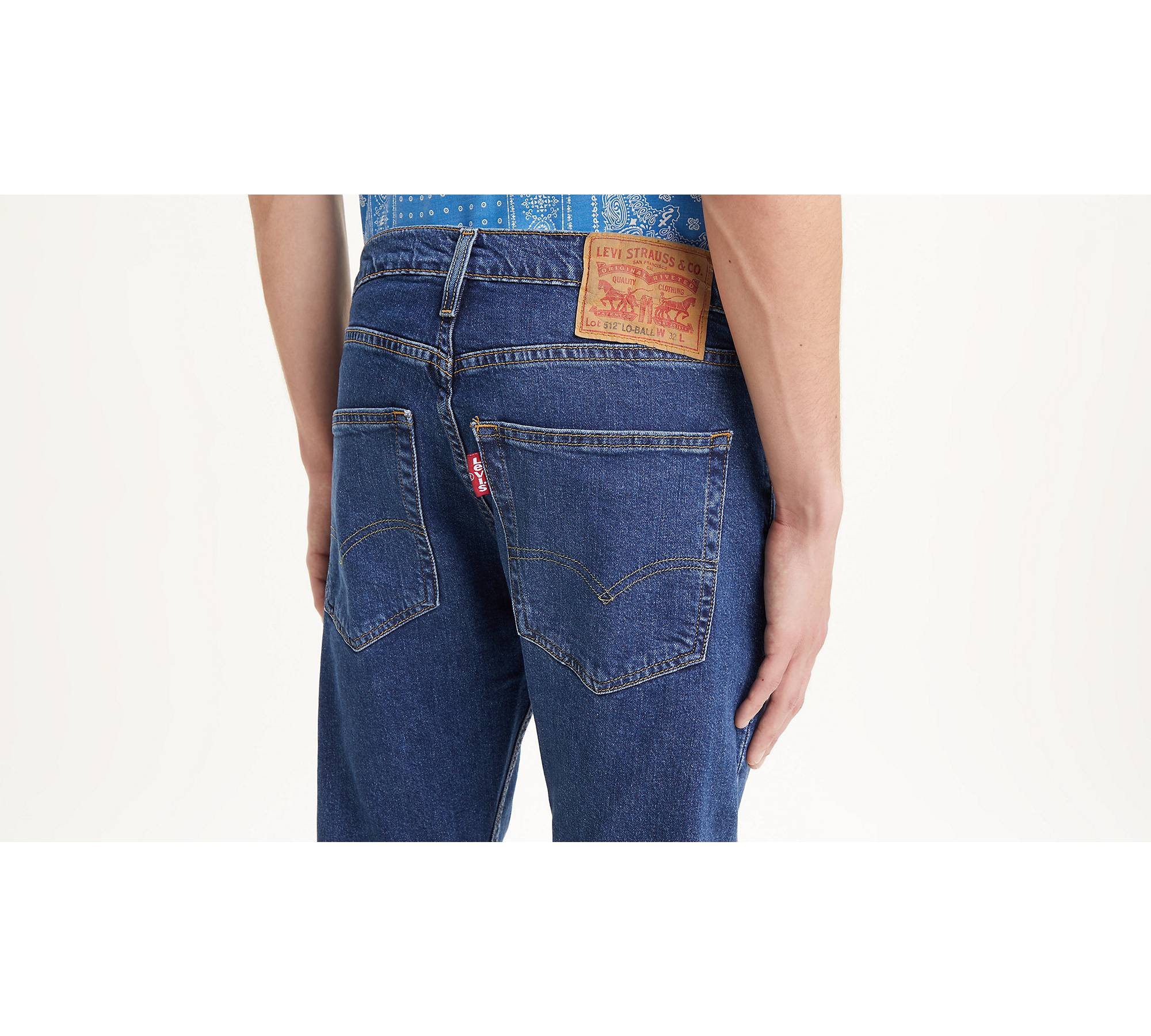 512™ Slim Tapered Lo-ball Jeans - Blue | Levi's® GB