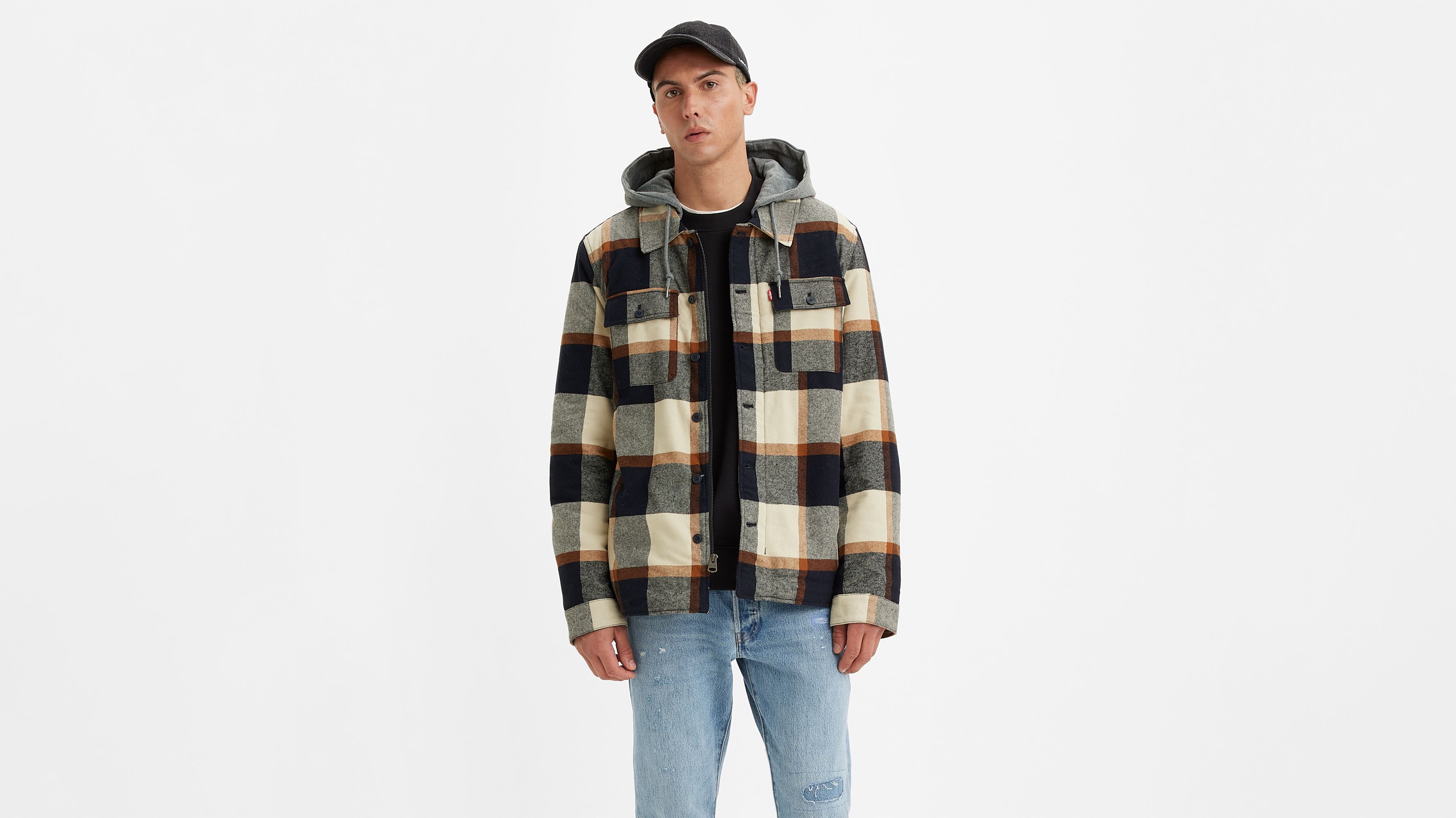 Levi's hooded cheap shirt