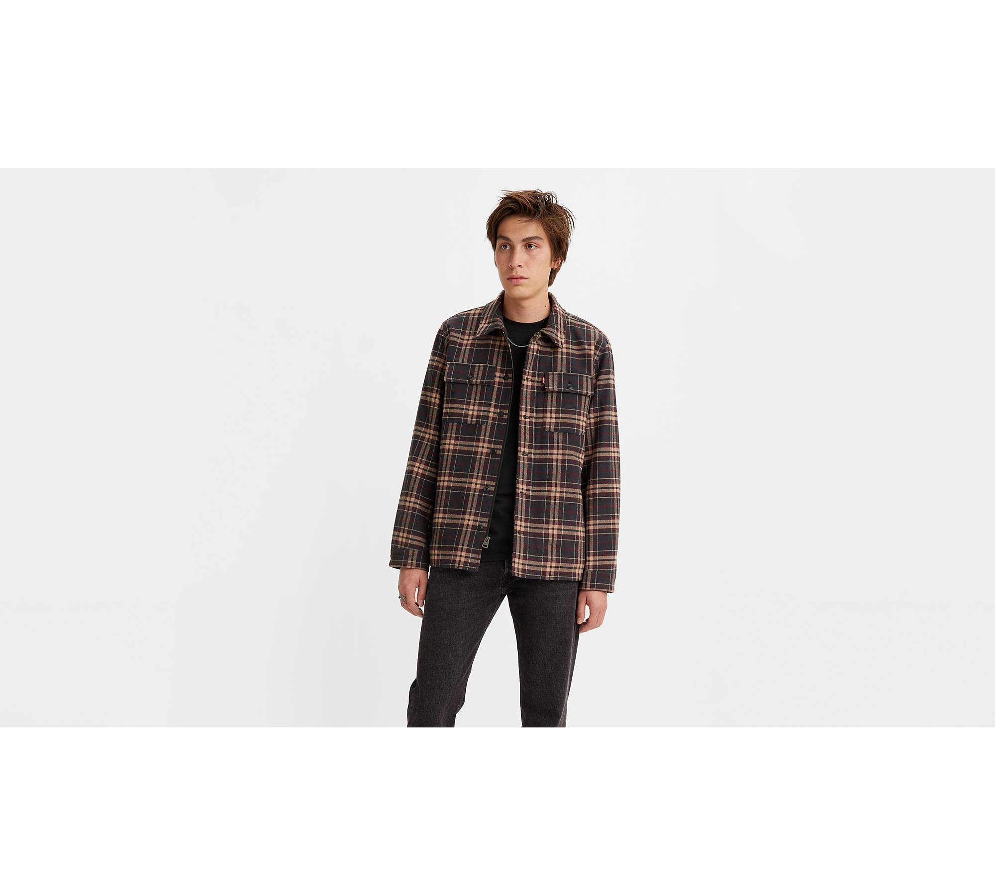 Timing Women's Cropped Flannel Shacket