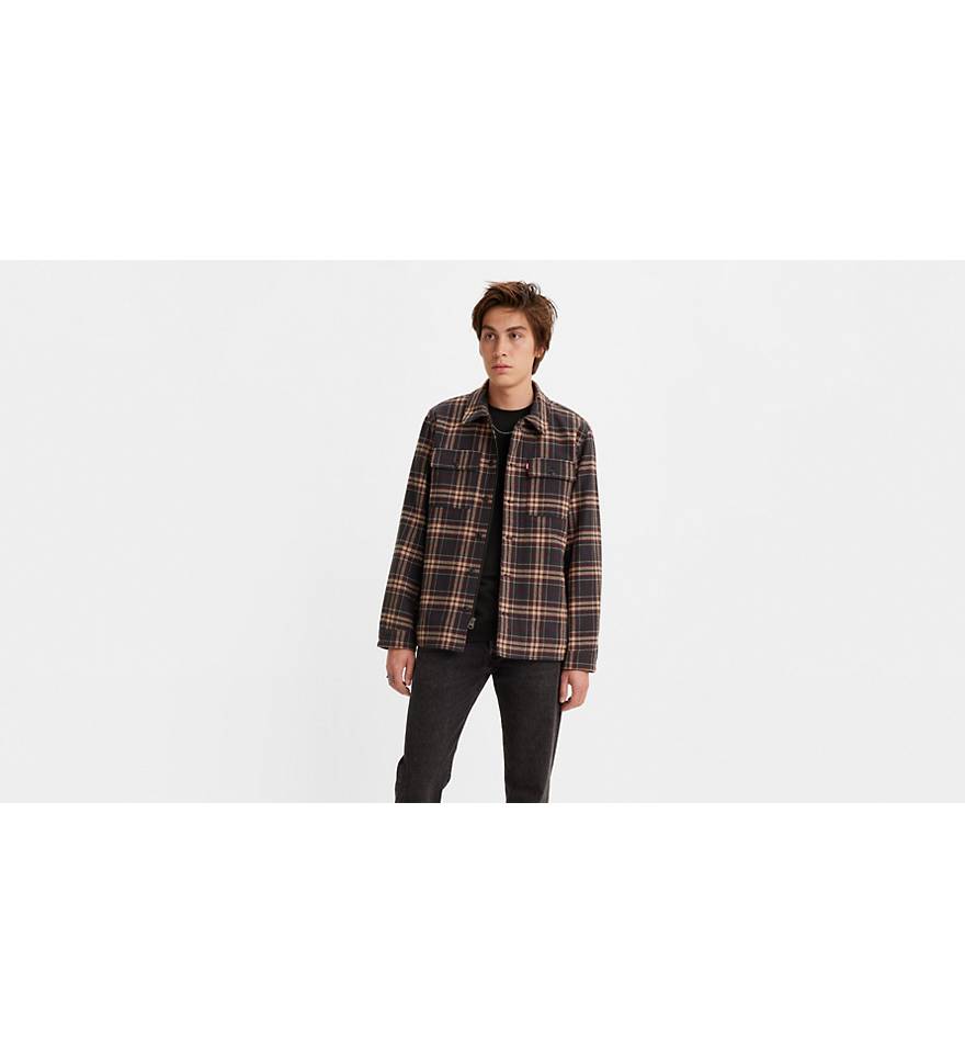 Flannel Shacket - Brown | Levi's® US