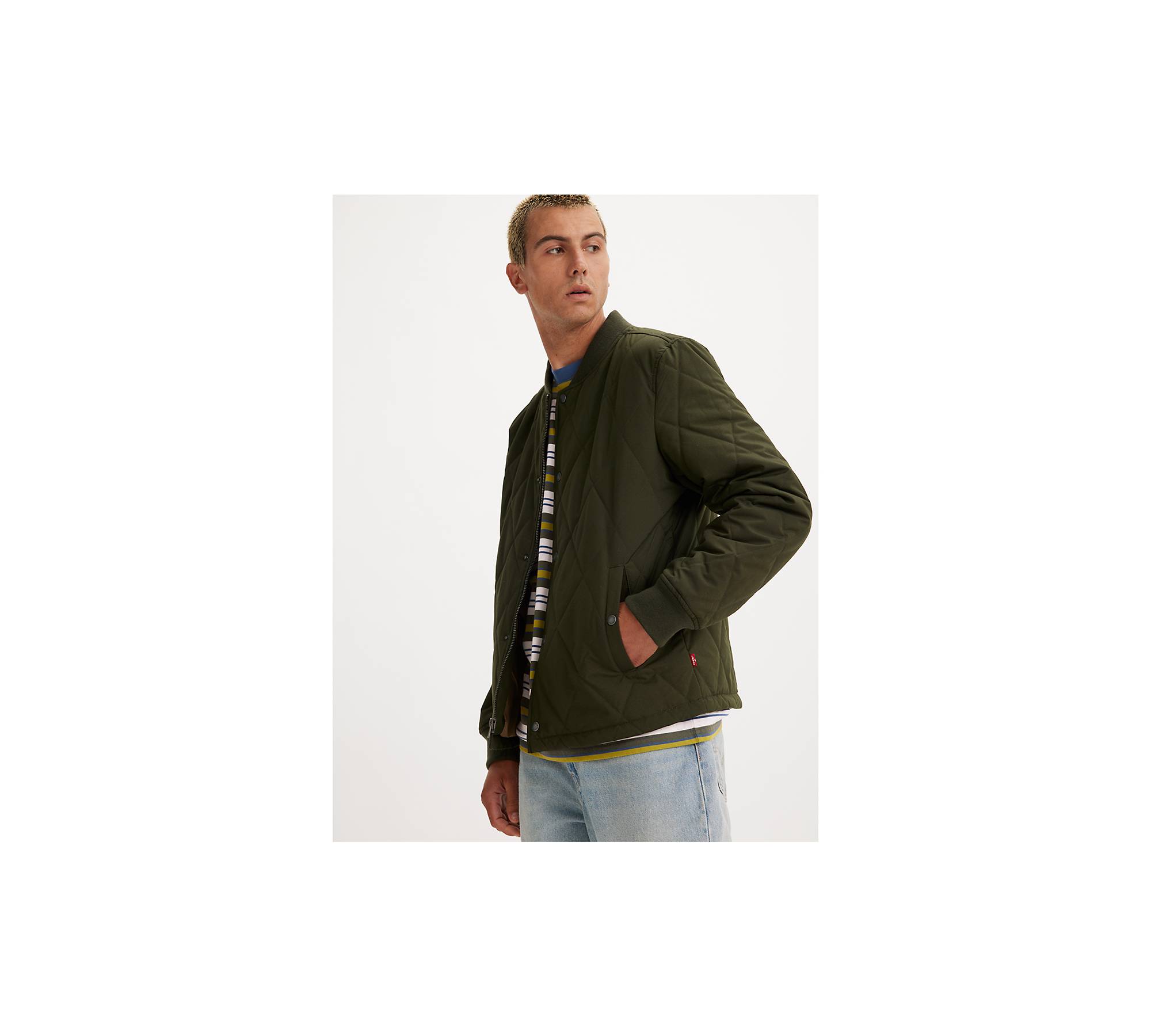 Quilted Liner Jacket - Green | Levi's® US