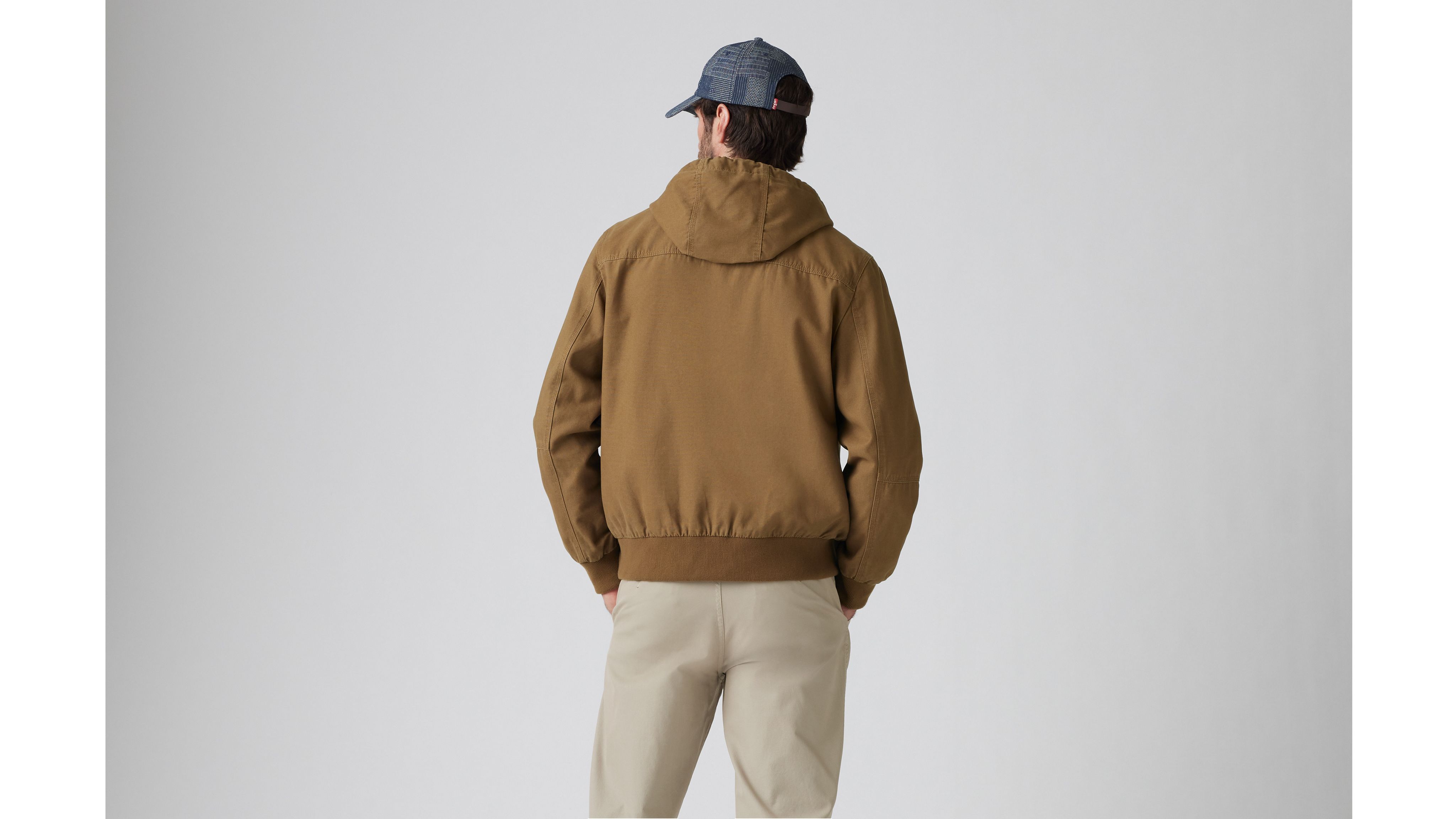 Levi's Worker Hoodie In Z9999 Cny Black Gold